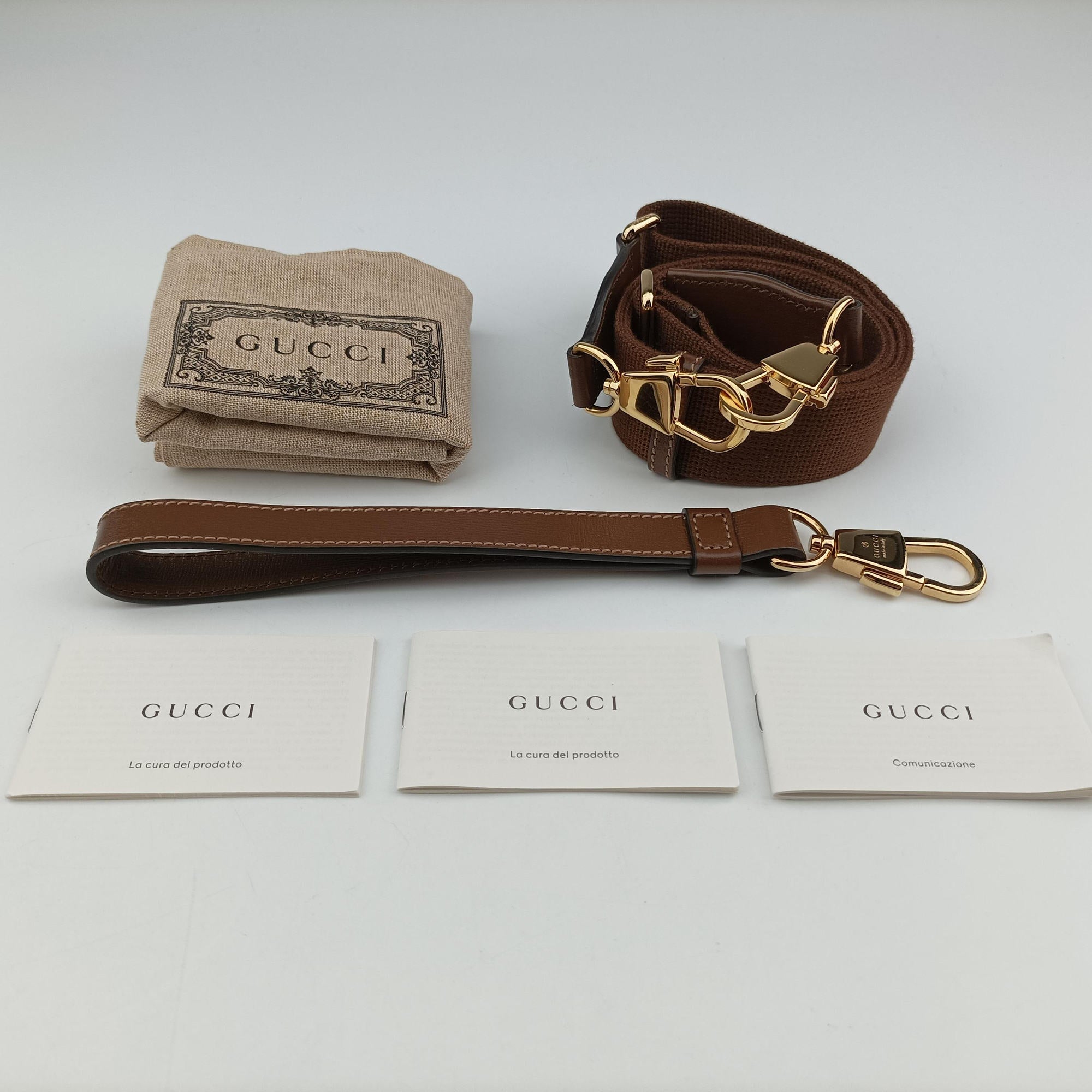Pre-owned Gucci Interlocking G Messenger Beige × Brown PVC coated canvas× Leather 723306 shoulderbag | stylenewstar