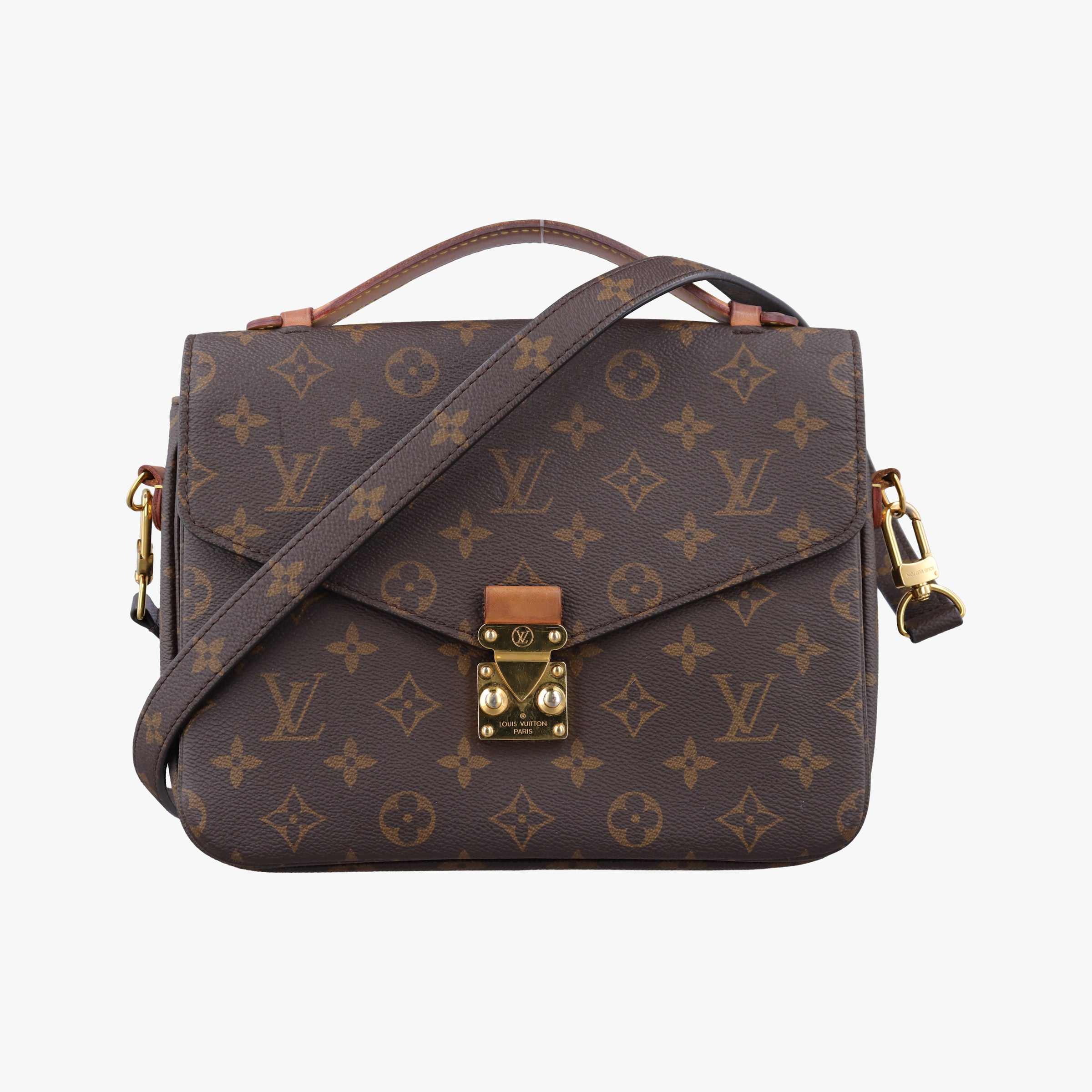 Pre-owned Louis Vuitton Pochette Metis MM Brown Monogram Canvas M44875 shoulderbag | stylenewstar