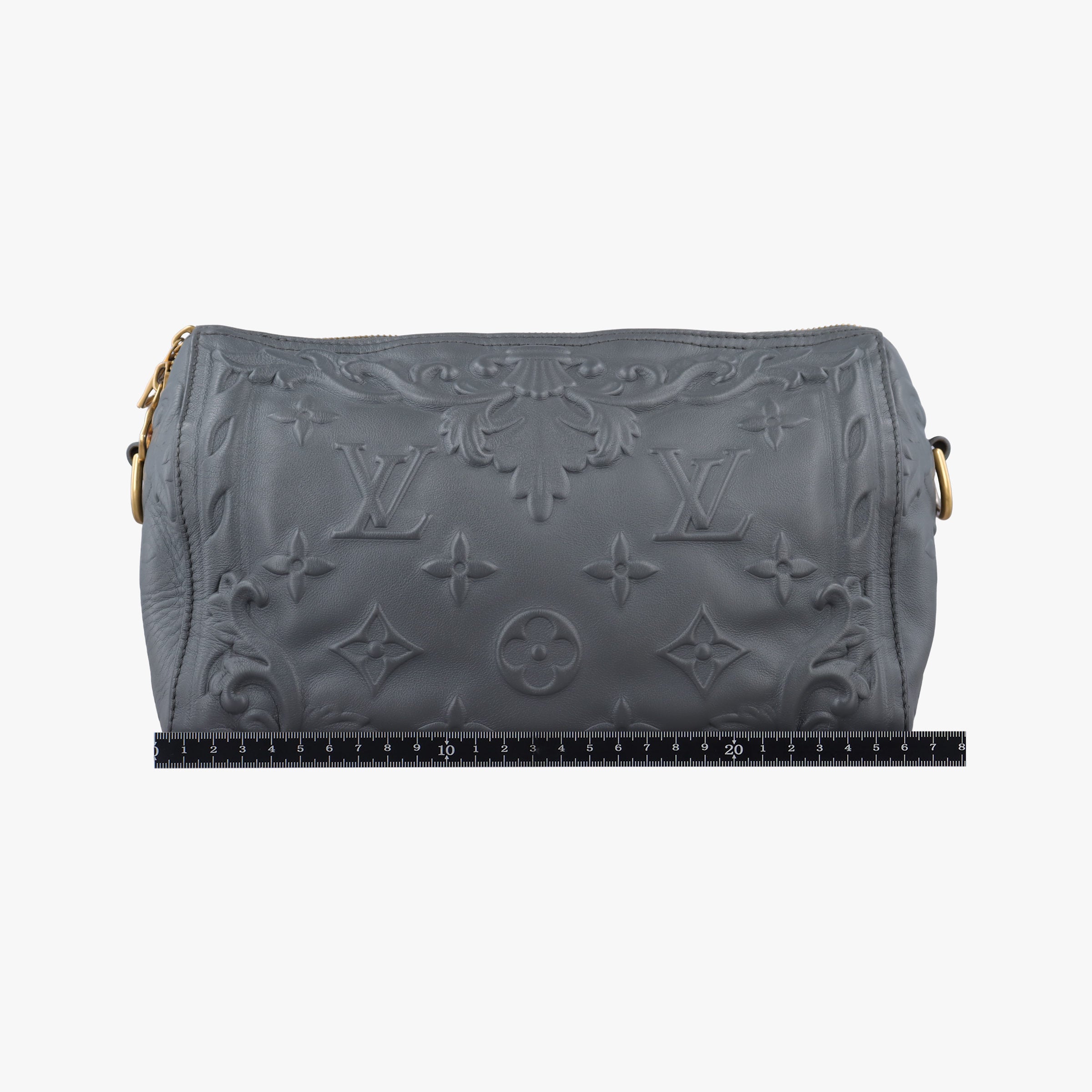 Pre-owned Louis Vuitton Versailles Ornament City Keepall Dark Shadow Gray Debossed Monogram M21835 shoulderbag | stylenewstar