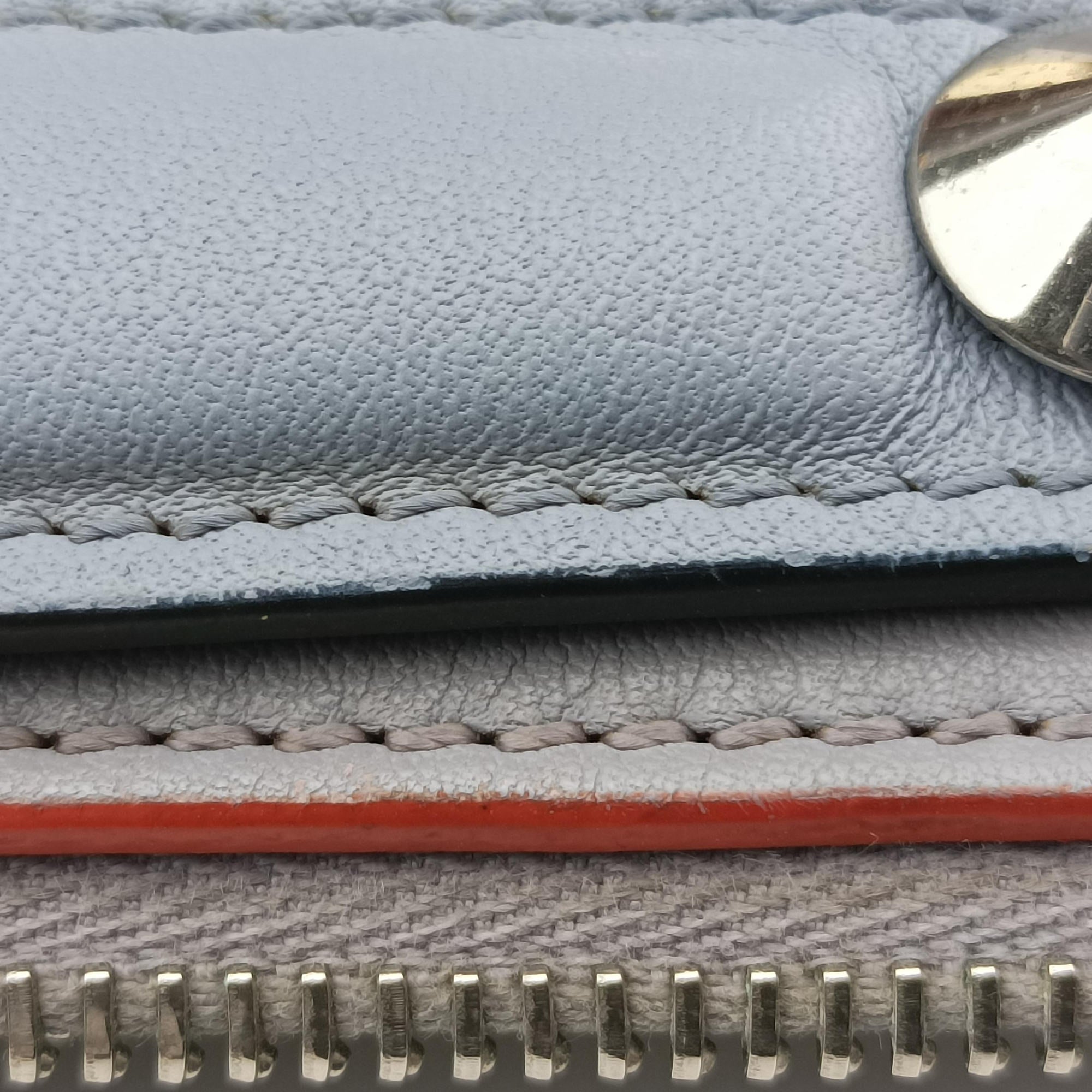 Pre-owned Fendi By the Way Gray × Multi Leather 8BL135 handbag | stylenewstar