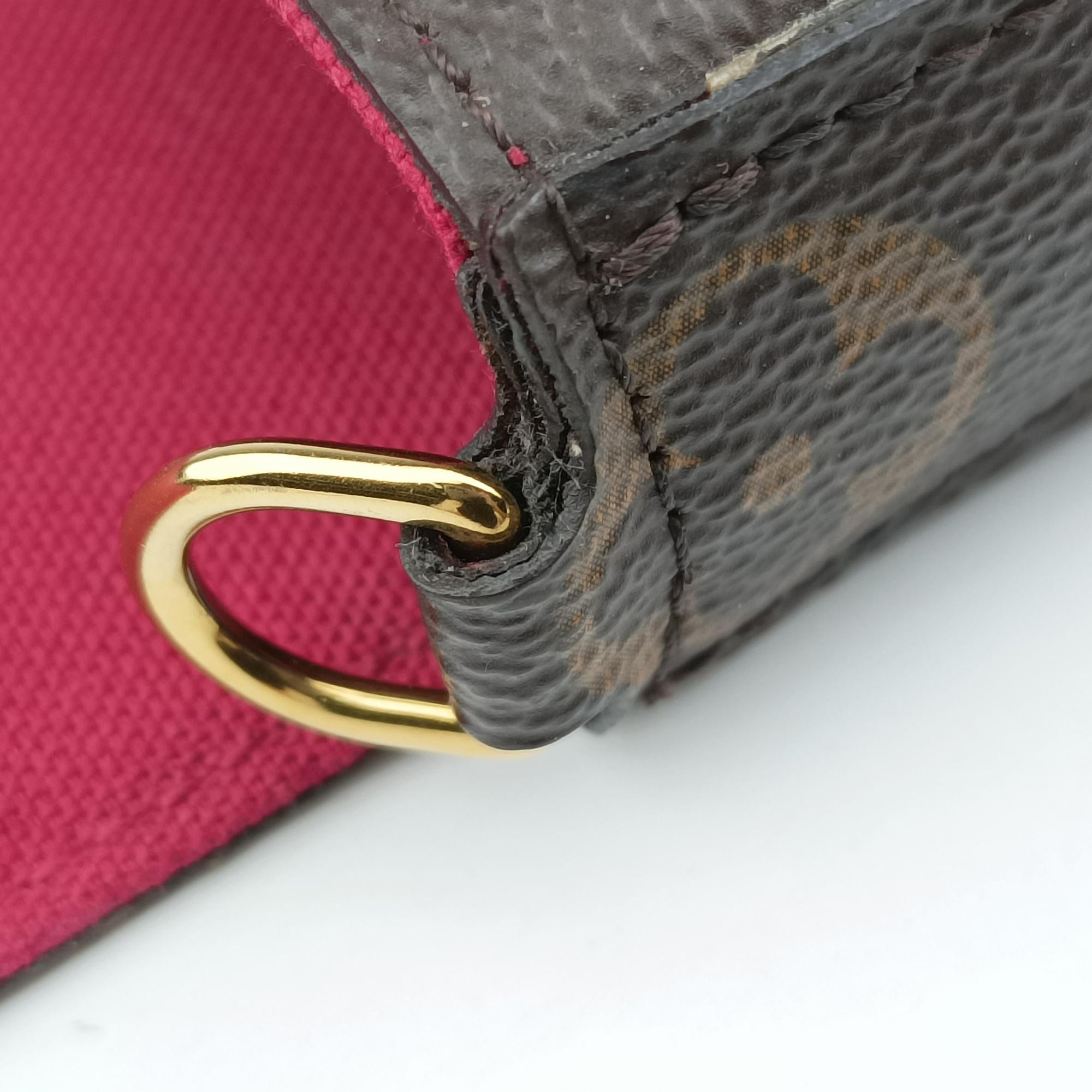 Vintage Louis Vuitton Pochette Felicie Brown Monogram Canvas M61276 shoulderbag | stylenewstar