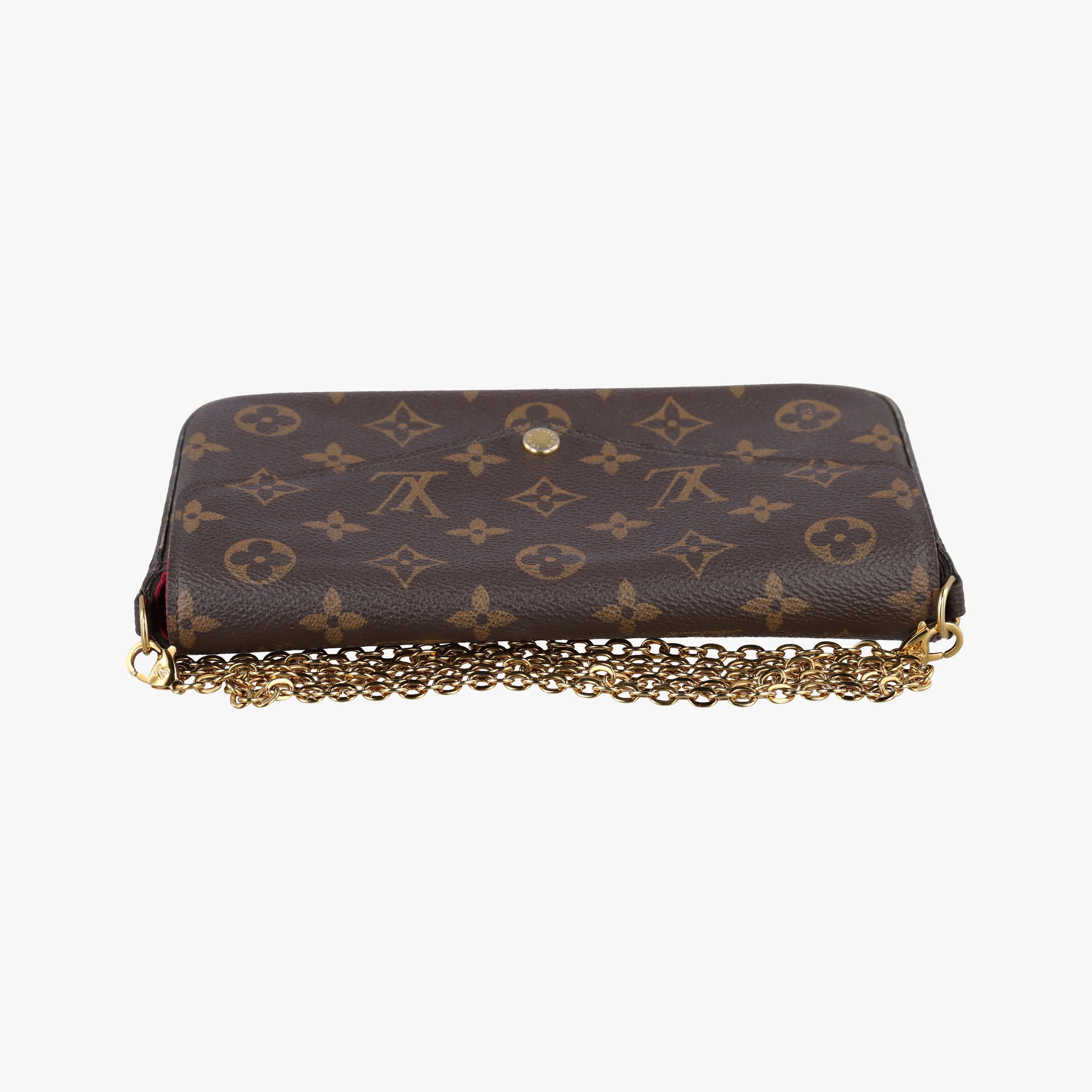 Vintage Louis Vuitton Pochette Felicie Brown Monogram Canvas M61276 shoulderbag | stylenewstar