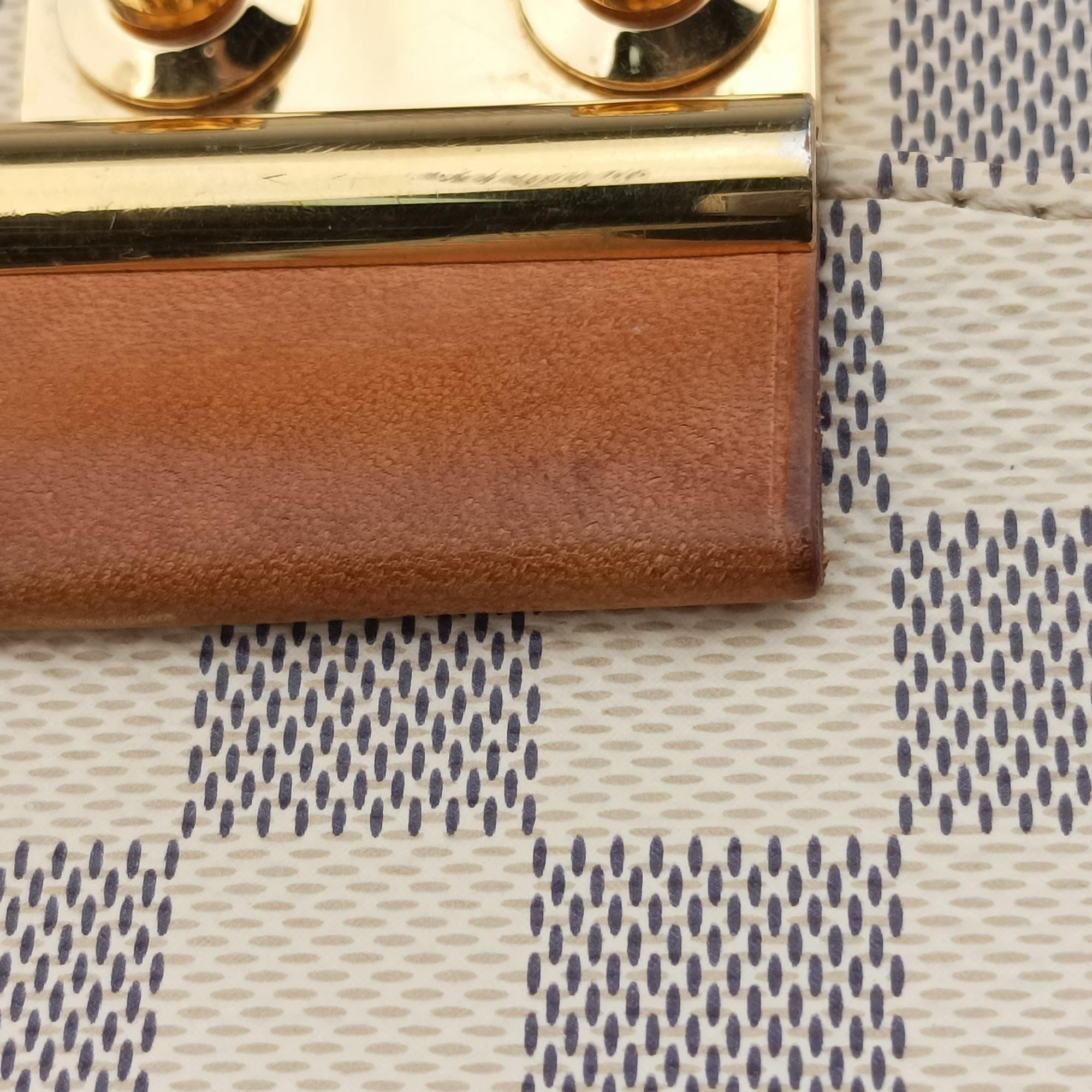 Vintage Louis Vuitton CROISETTE Azur Damier Canvas N41581 shoulderbag | stylenewstar