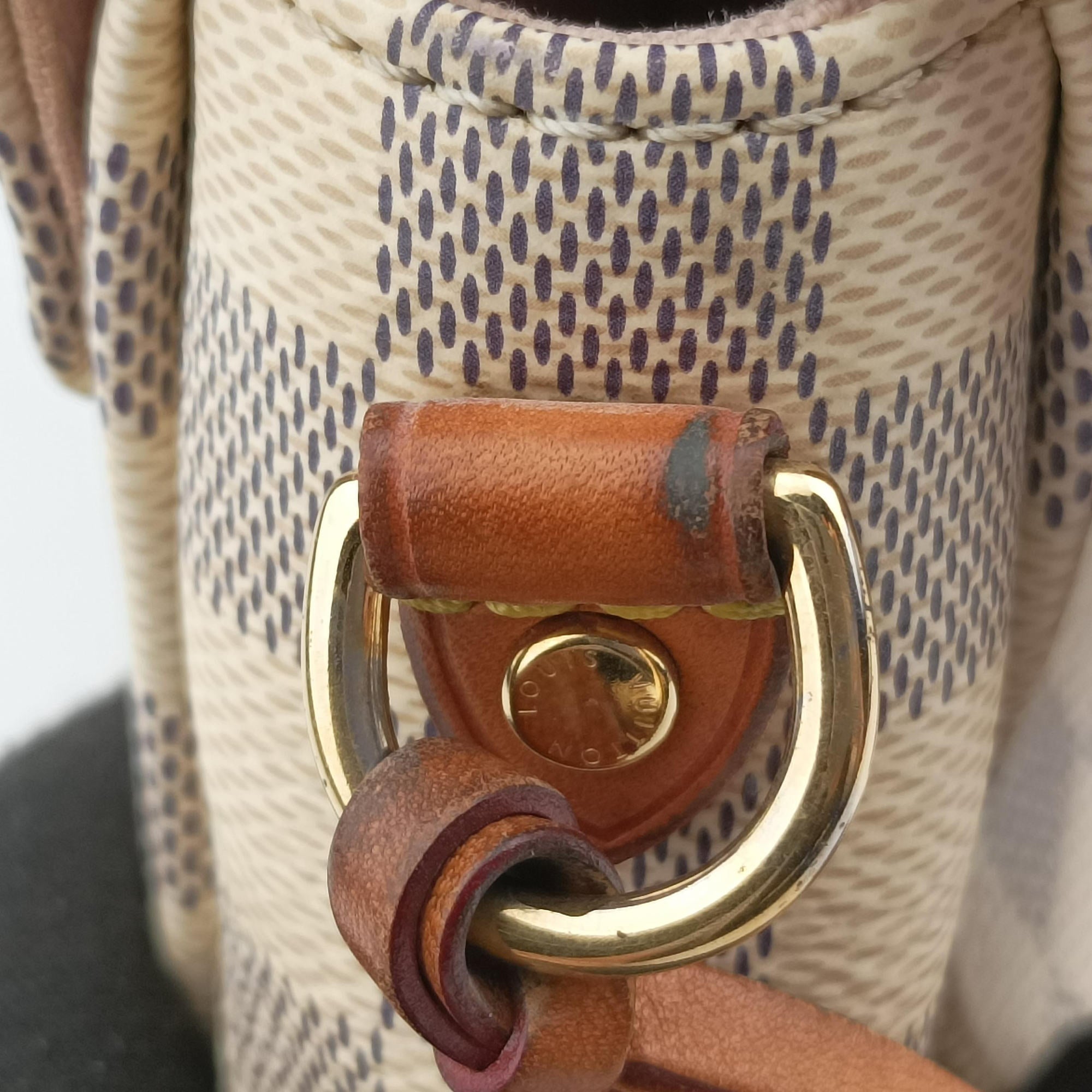 Vintage Louis Vuitton CROISETTE Azur Damier Canvas N41581 shoulderbag | stylenewstar