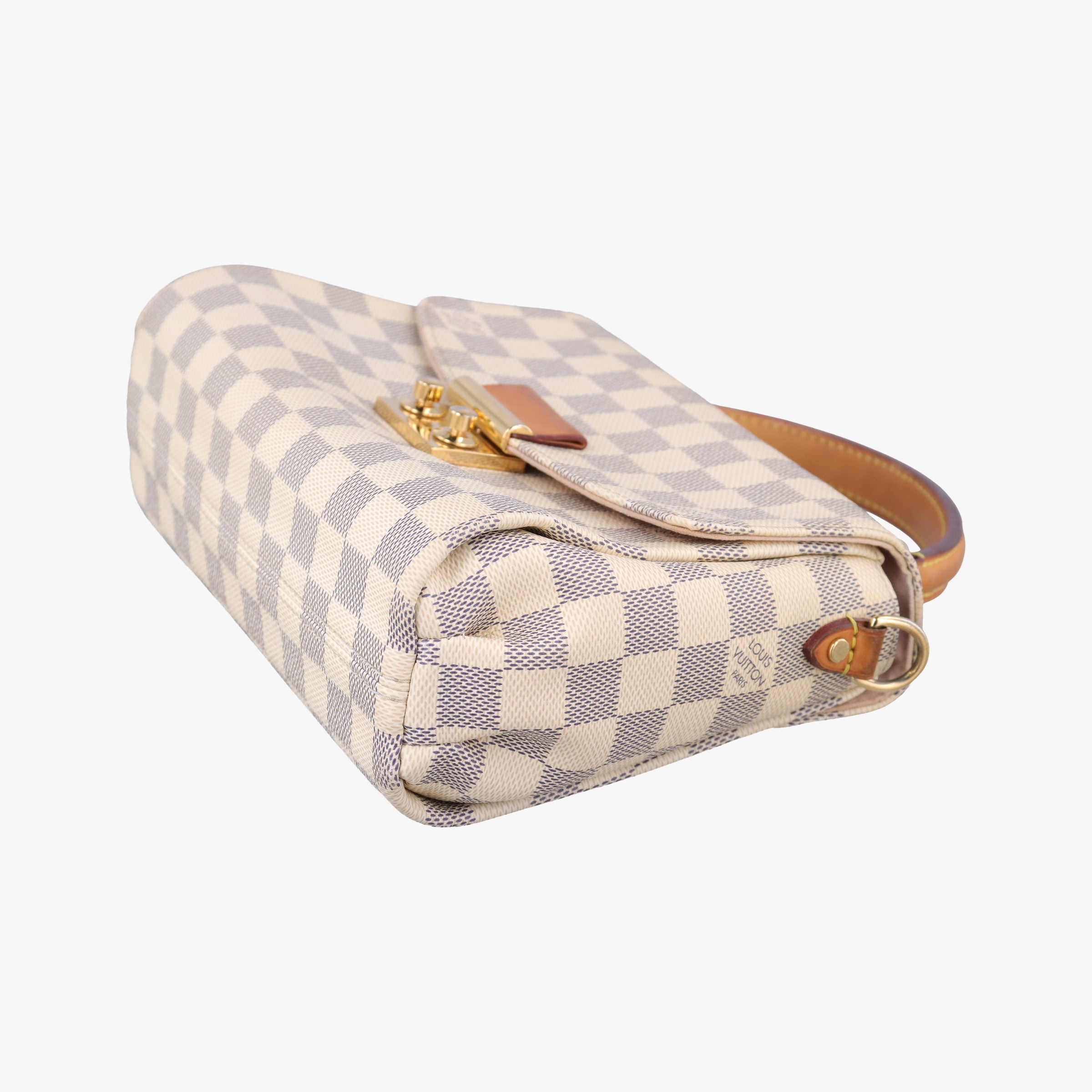 Vintage Louis Vuitton CROISETTE Azur Damier Canvas N41581 shoulderbag | stylenewstar