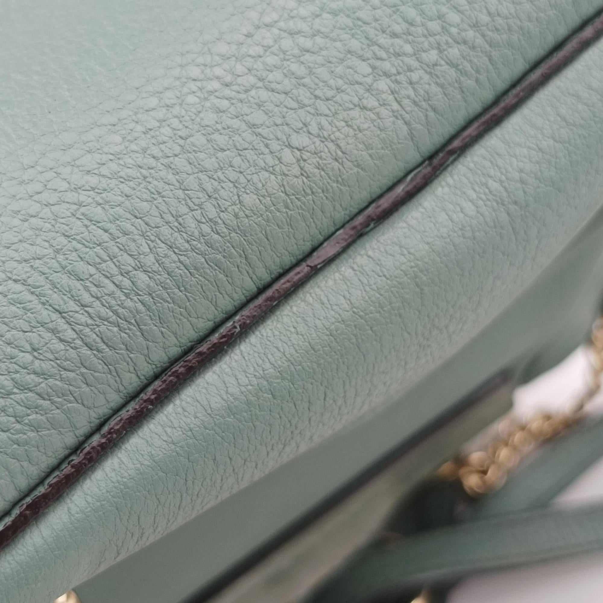 Pre-owned Chloe FAYE mini Blue Leather × Suede  backpack/rucksack | stylenewstar