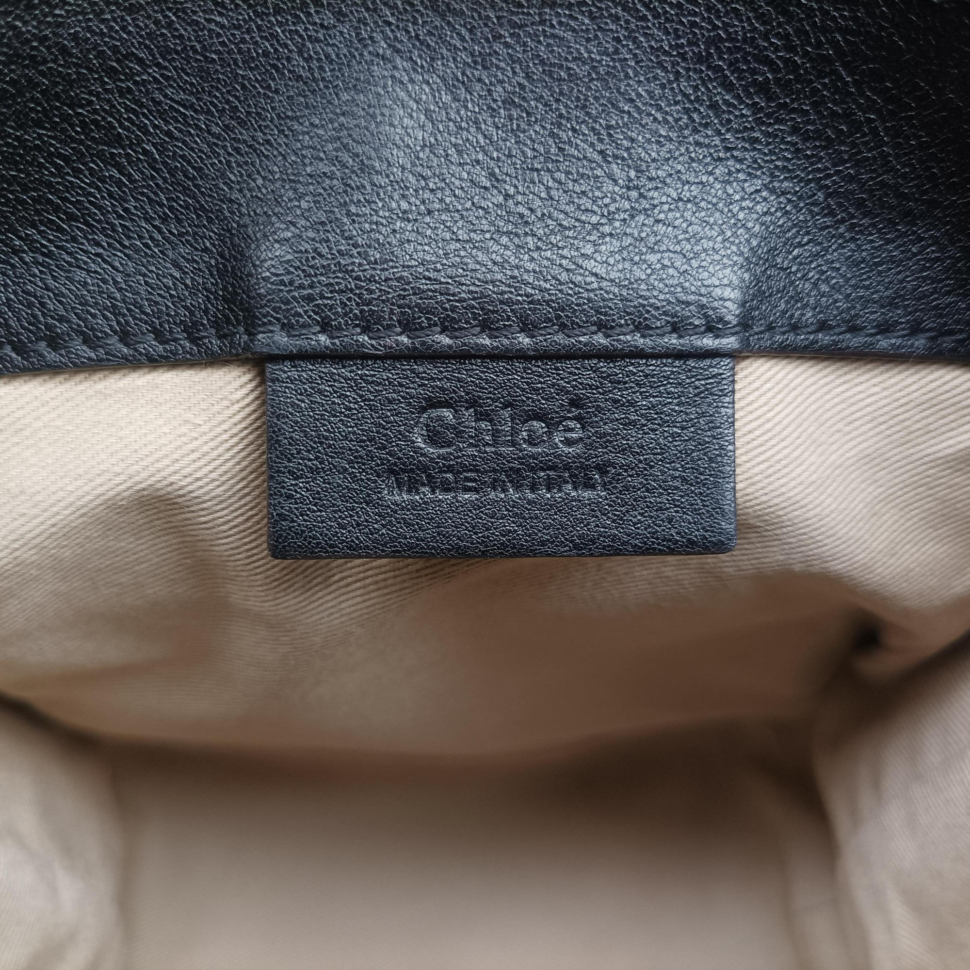 Pre-owned Chloe FAYE Black Leather × suede  backpack/rucksack | stylenewstar