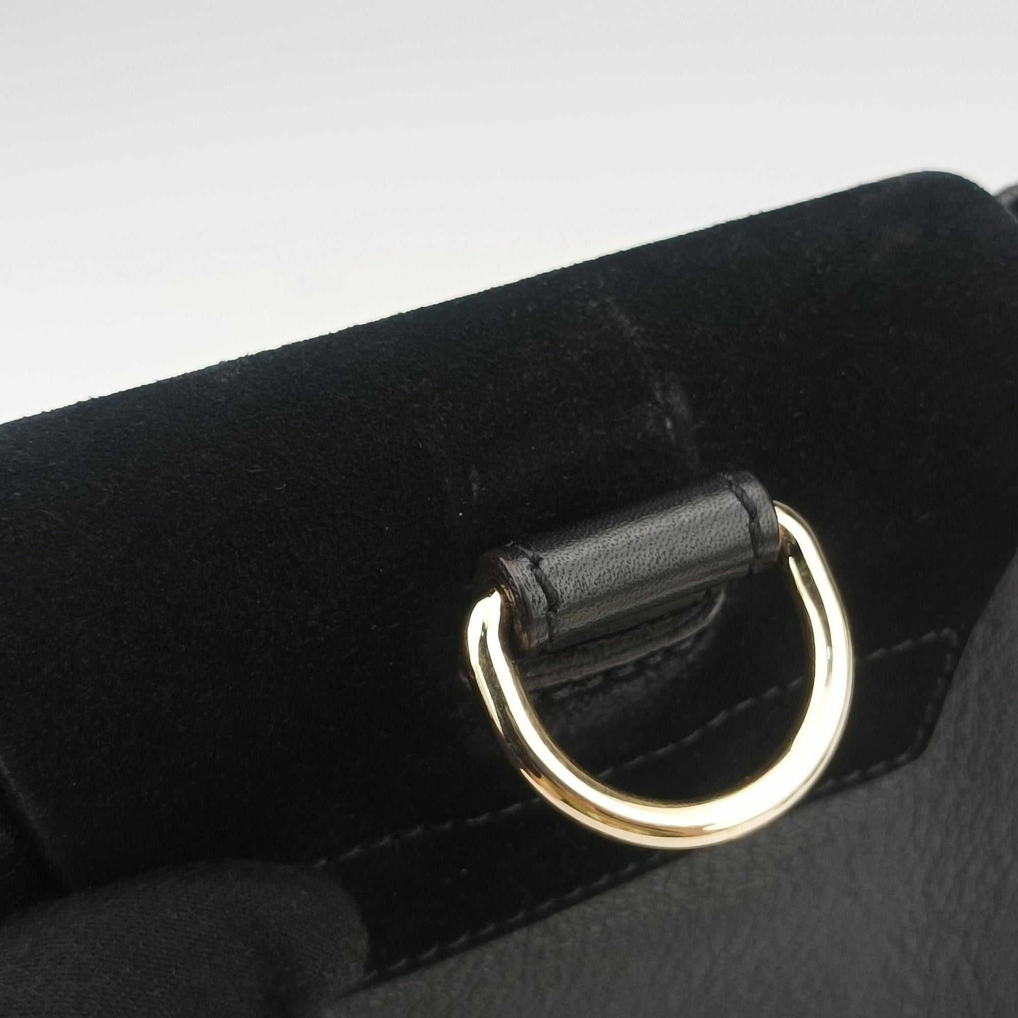 Pre-owned Chloe FAYE Black Leather × suede  backpack/rucksack | stylenewstar