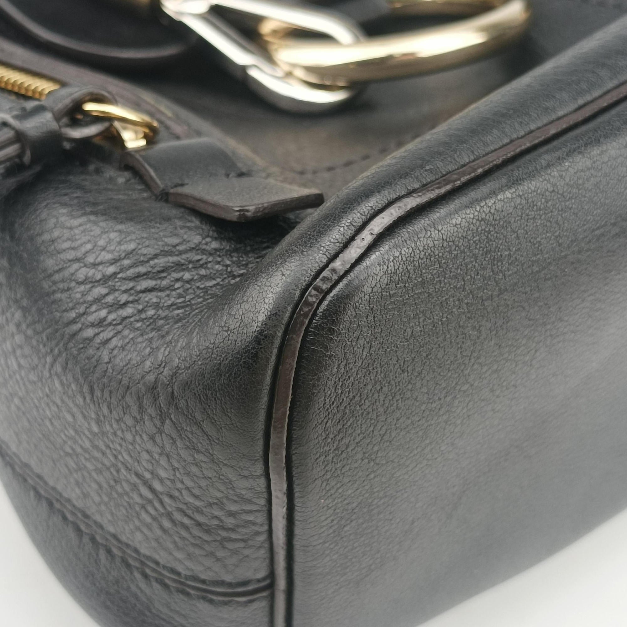 Pre-owned Chloe FAYE Black Leather × suede  backpack/rucksack | stylenewstar
