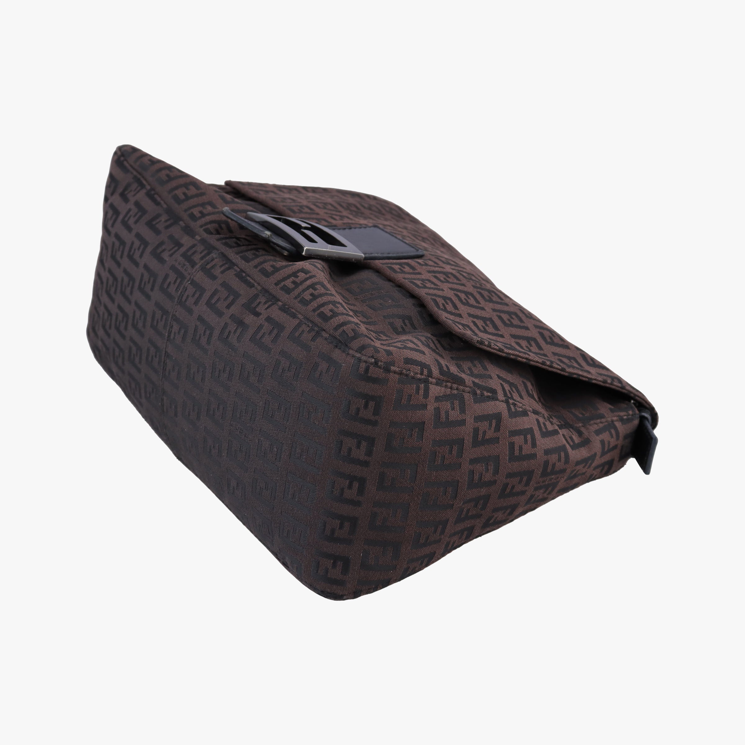 Secondhand Fendi Baguette Zucchino Brown canvas 8BR001 shoulderbag | stylenewstar