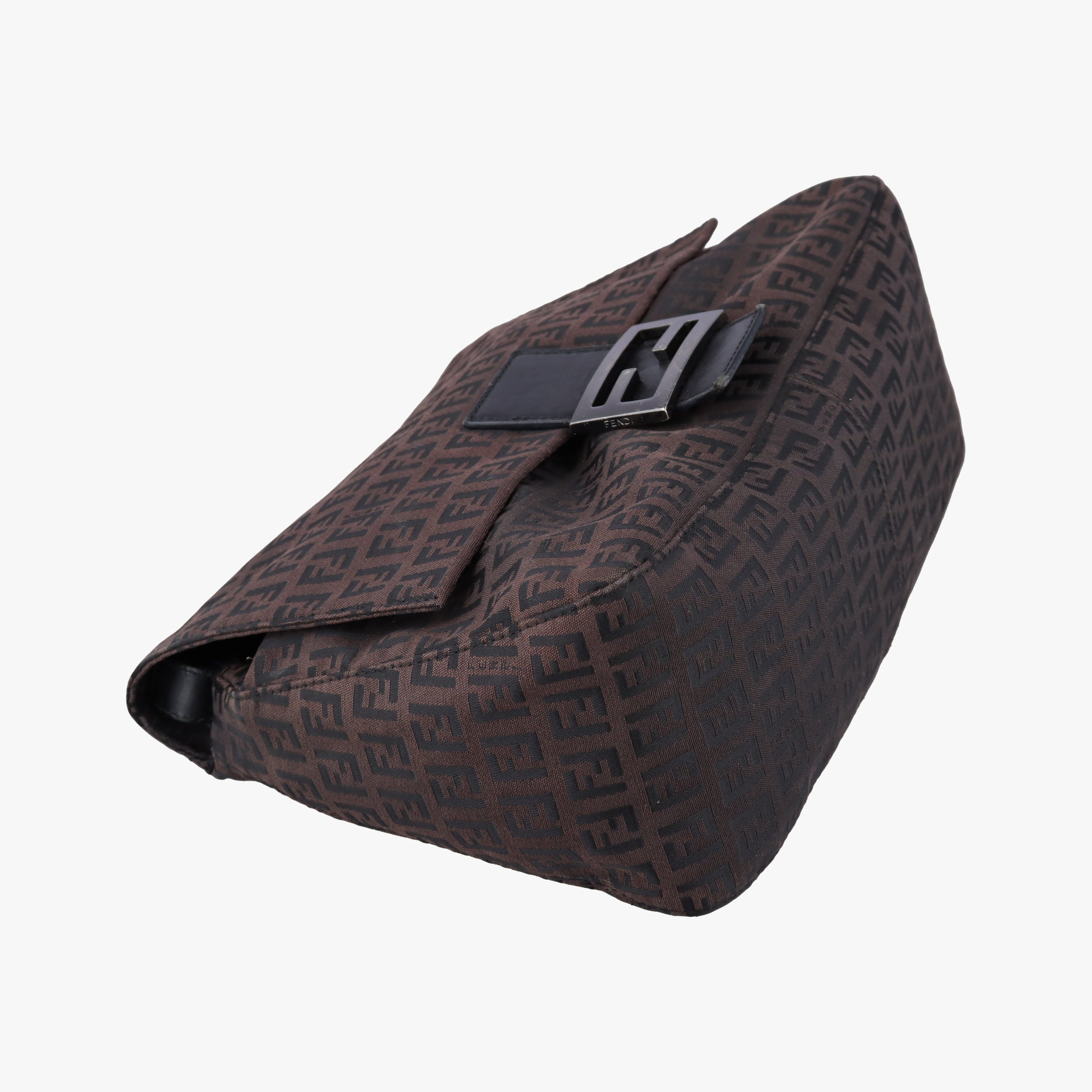 Secondhand Fendi Baguette Zucchino Brown canvas 8BR001 shoulderbag | stylenewstar