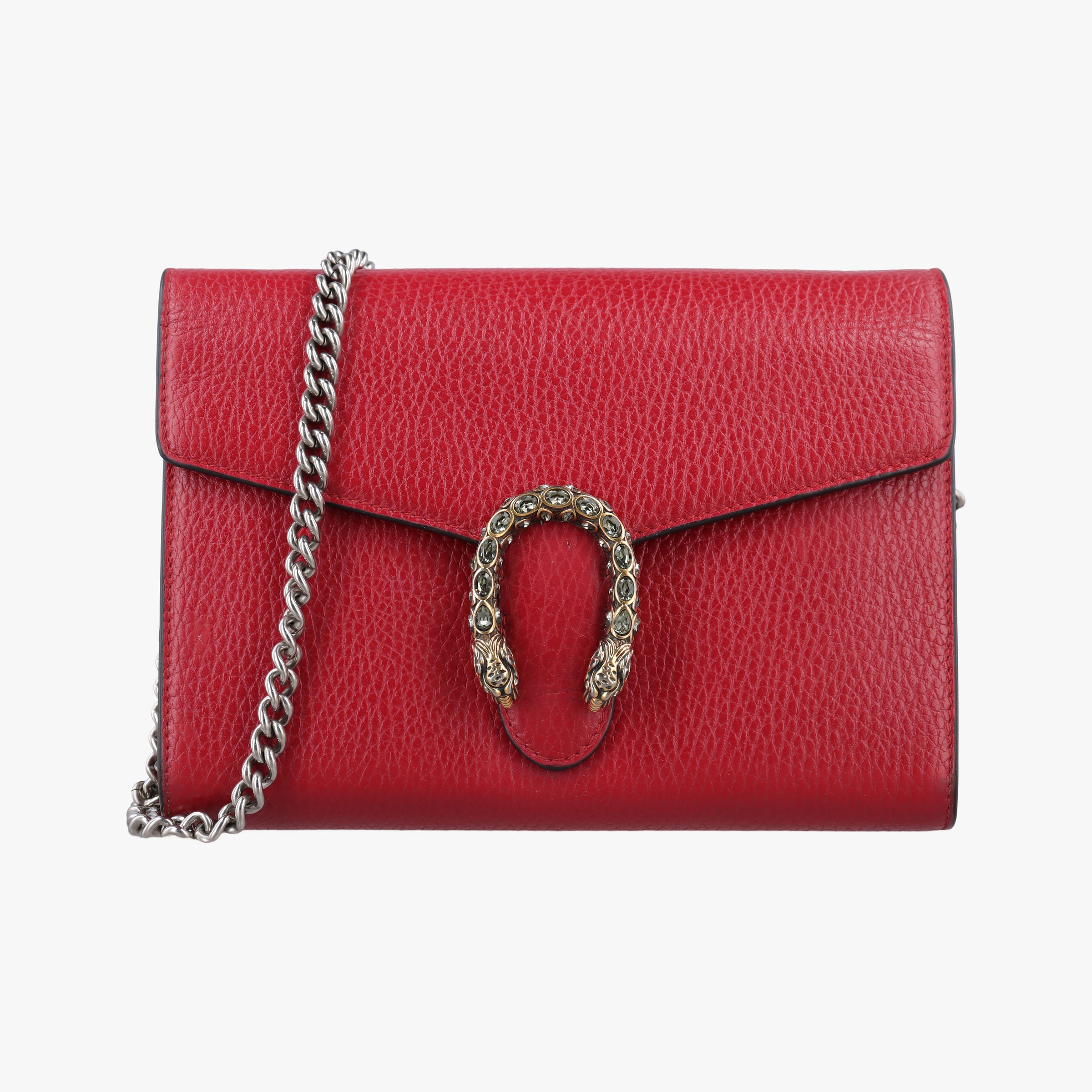 Secondhand Gucci Dionysus Red Leather 401231 shoulderbag | stylenewstar