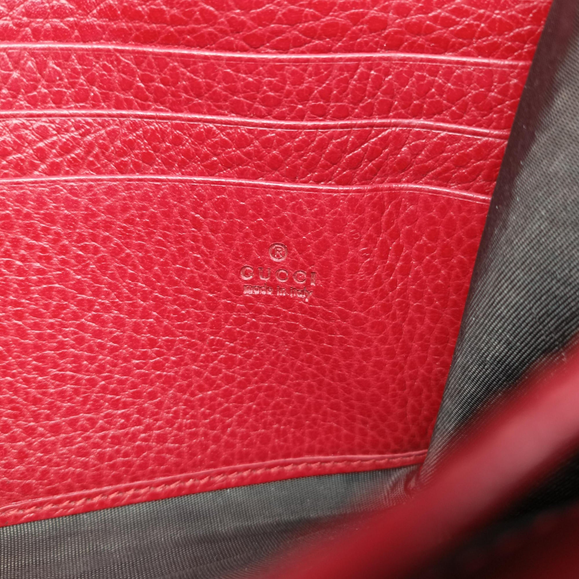 Secondhand Gucci Dionysus Red Leather 401231 shoulderbag | stylenewstar