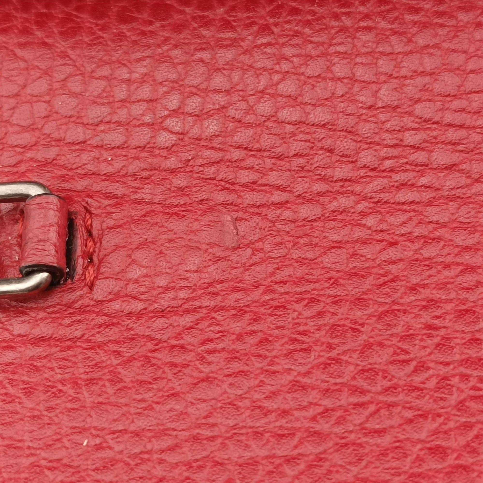 Secondhand Gucci Dionysus Red Leather 401231 shoulderbag | stylenewstar
