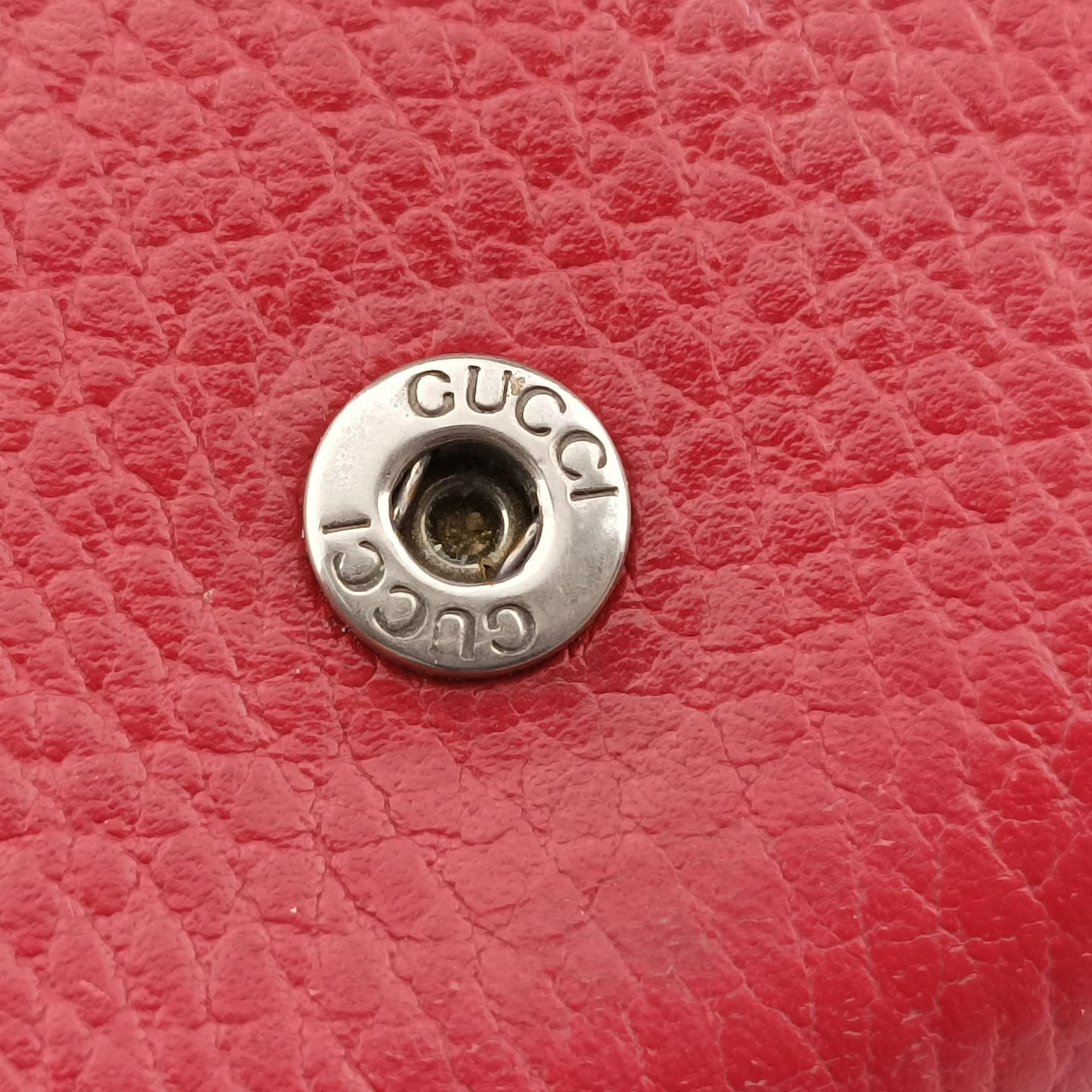 Secondhand Gucci Dionysus Red Leather 401231 shoulderbag | stylenewstar