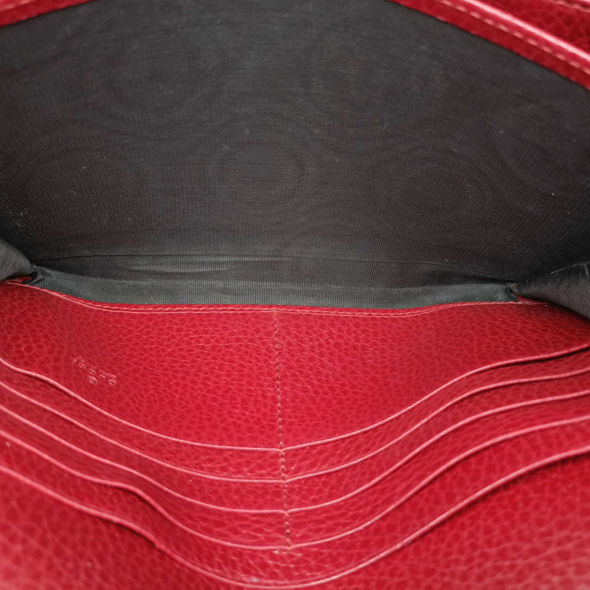 Secondhand Gucci Dionysus Red Leather 401231 shoulderbag | stylenewstar