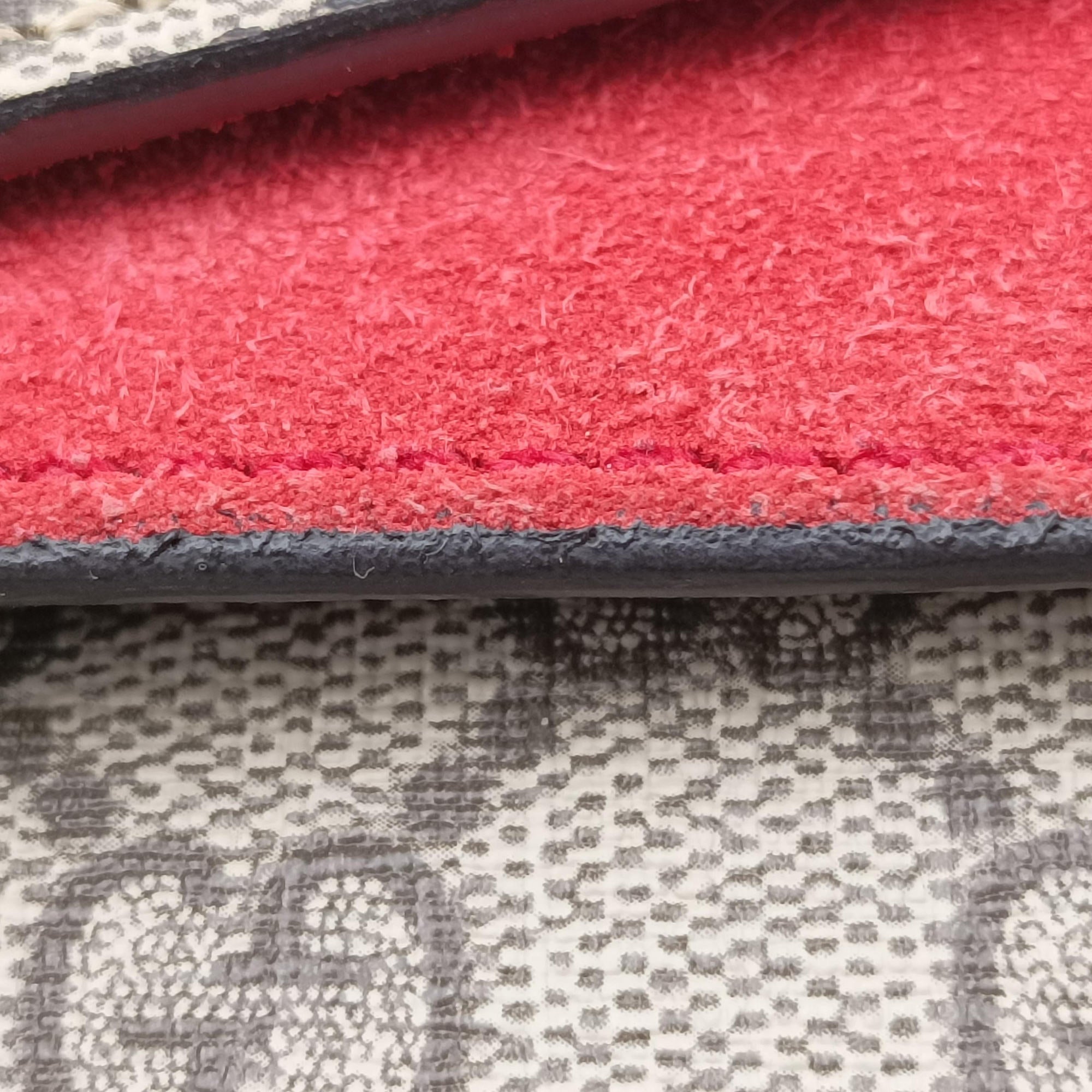 Pre-owned Gucci Dionysus beige×red PVC coated canvas × suede 400249 shoulderbag | stylenewstar