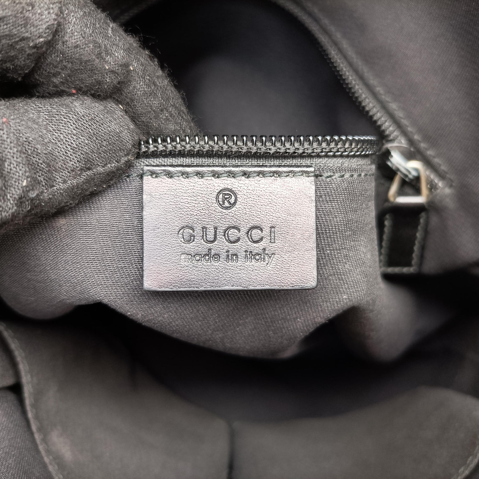 Pre-owned Gucci GG Imprime Messenger Black Leather 201448 shoulderbag | stylenewstar