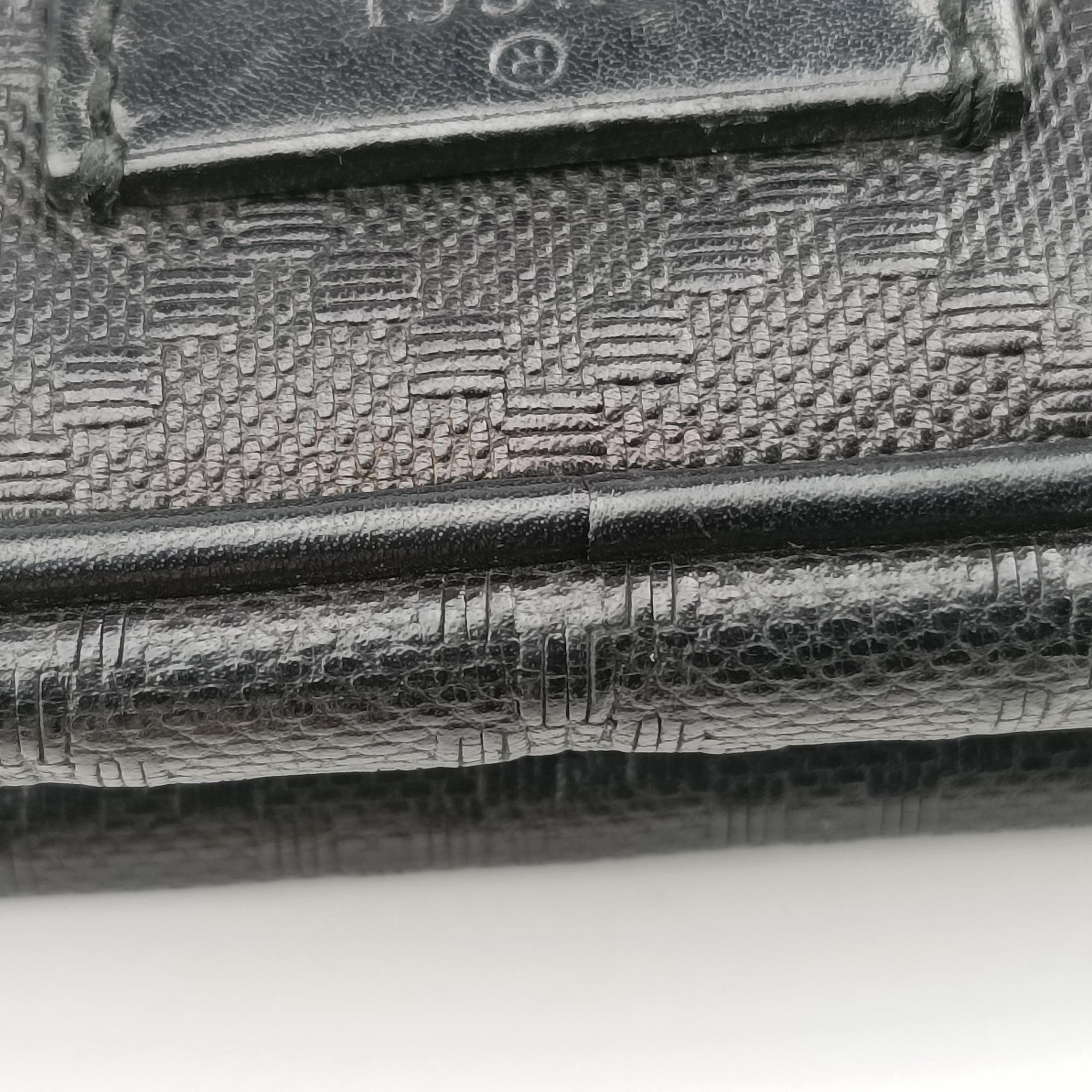 Pre-owned Gucci GG Imprime Messenger Black Leather 201448 shoulderbag | stylenewstar