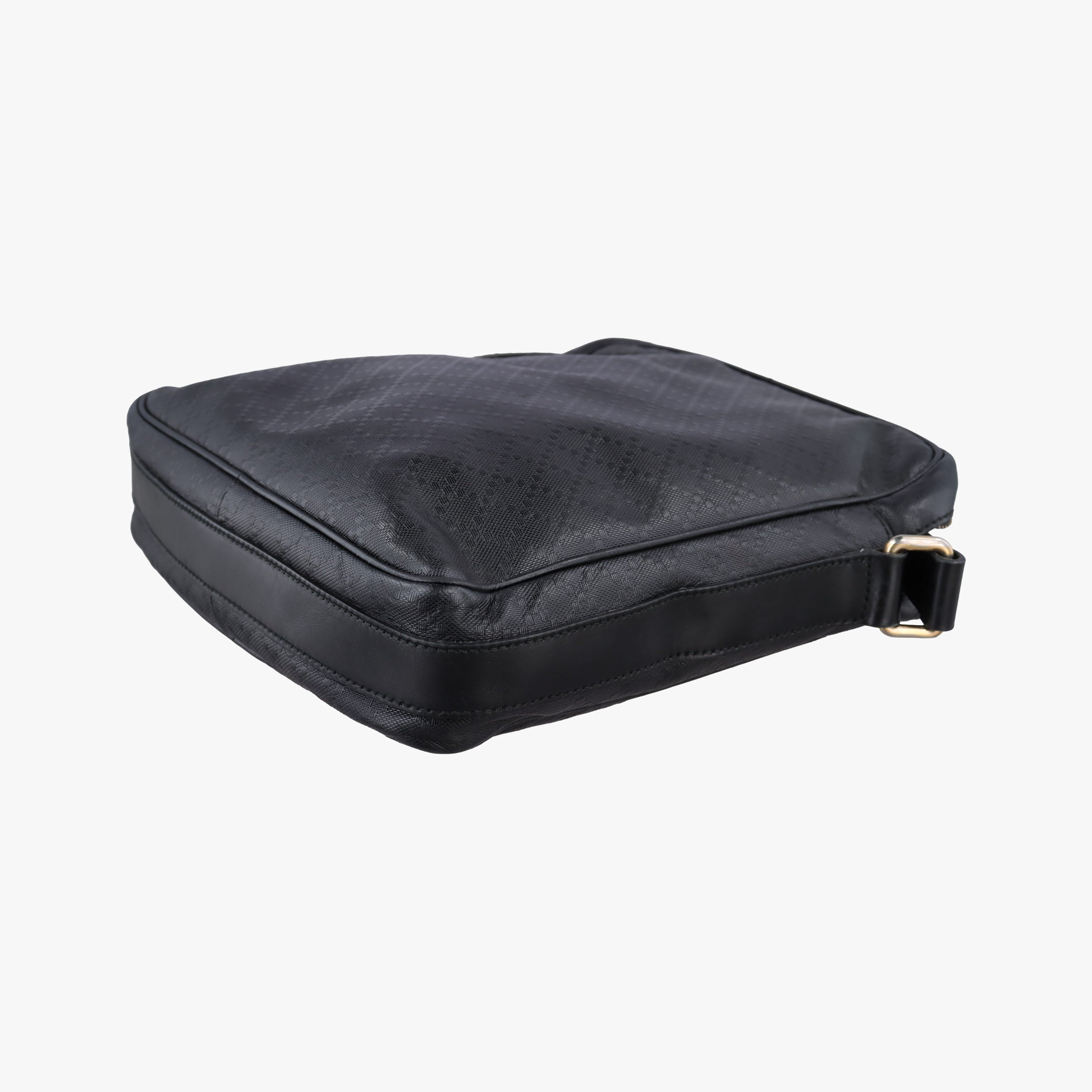 Pre-owned Gucci GG Imprime Messenger Black Leather 201448 shoulderbag | stylenewstar