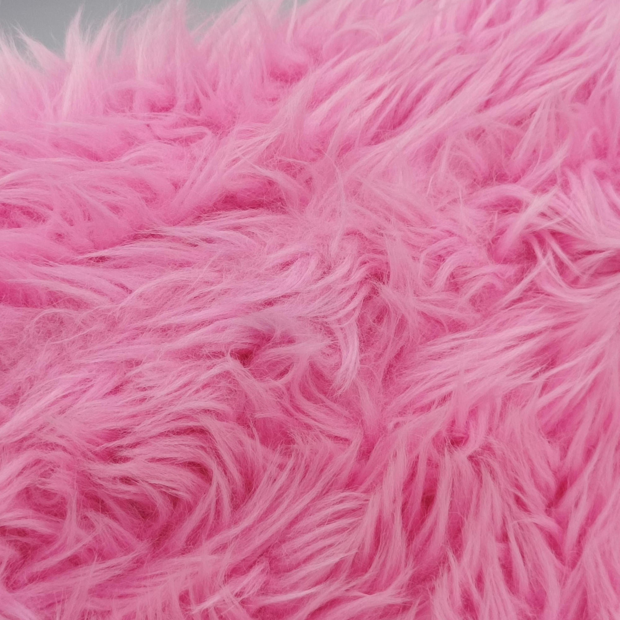 Pre-owned Balenciaga Hourglass Pink Faux fur 715153 210N2 shoulderbag | stylenewstar