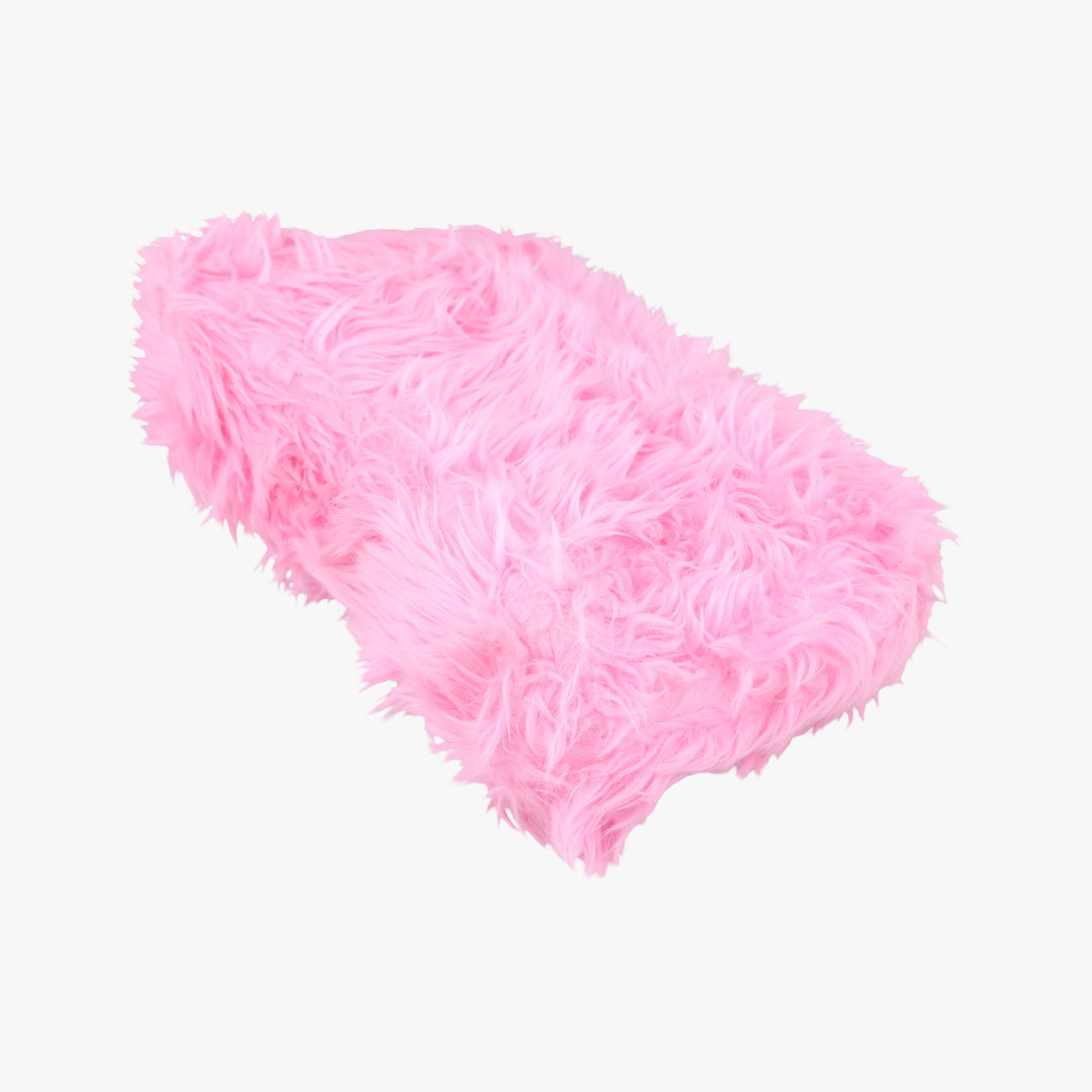 Pre-owned Balenciaga Hourglass Pink Faux fur 715153 210N2 shoulderbag | stylenewstar