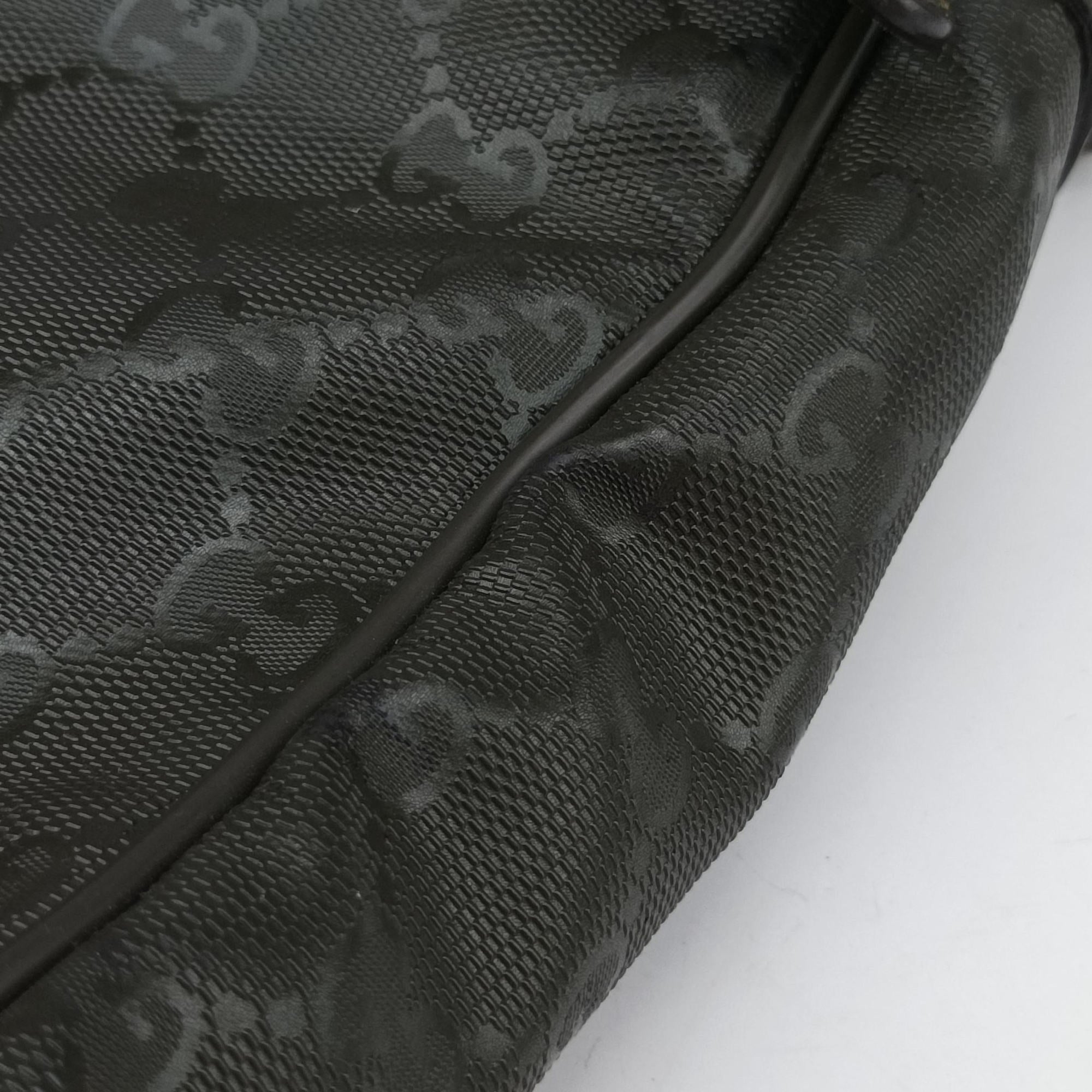 Secondhand Gucci GG Imprime Messenger Brown PVC coated canvas 201448 shoulderbag | stylenewstar