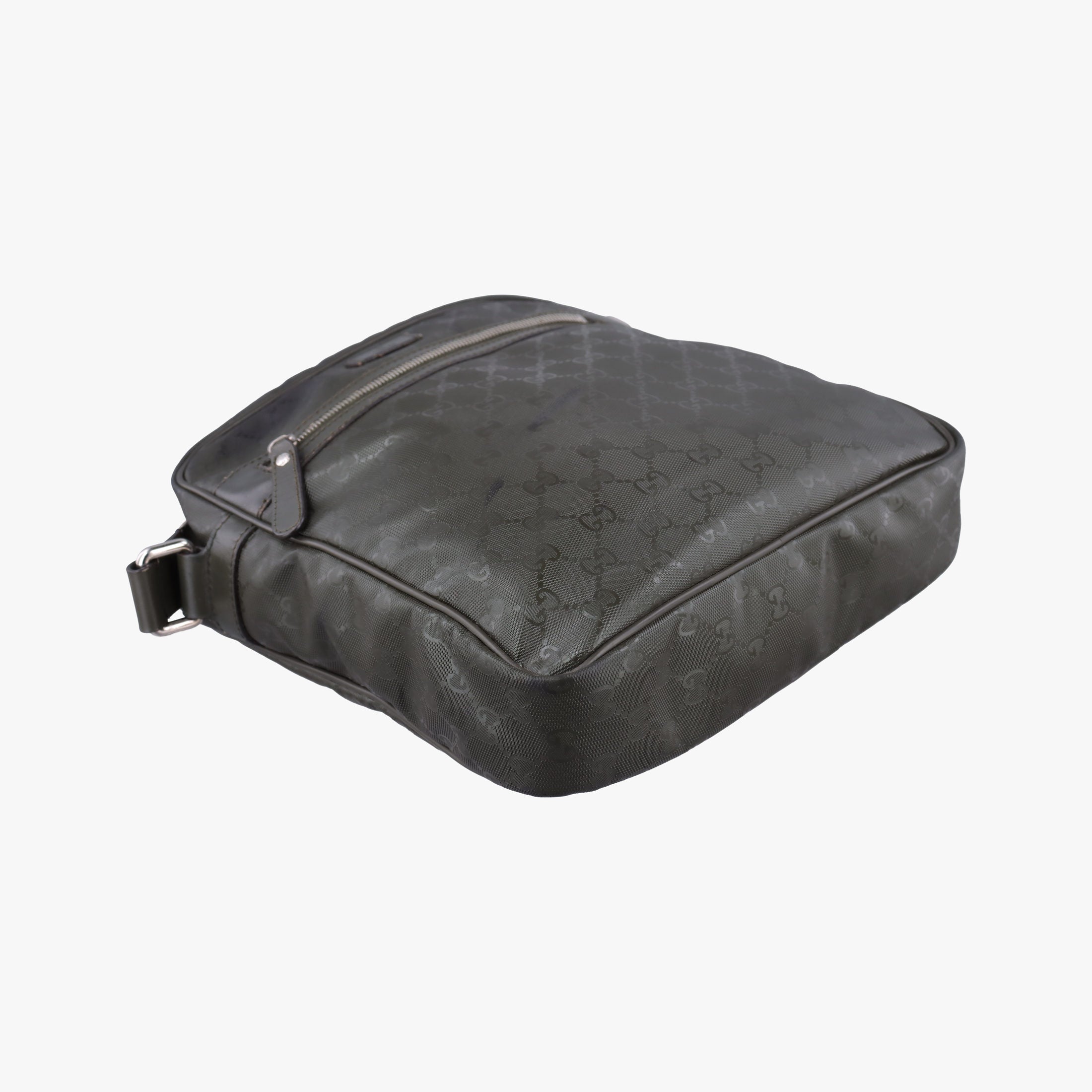 Secondhand Gucci GG Imprime Messenger Brown PVC coated canvas 201448 shoulderbag | stylenewstar
