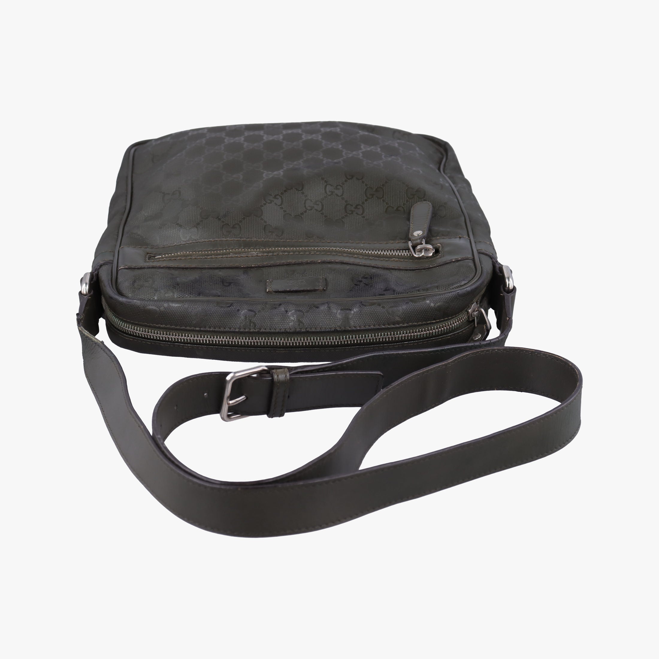 Secondhand Gucci GG Imprime Messenger Brown PVC coated canvas 201448 shoulderbag | stylenewstar
