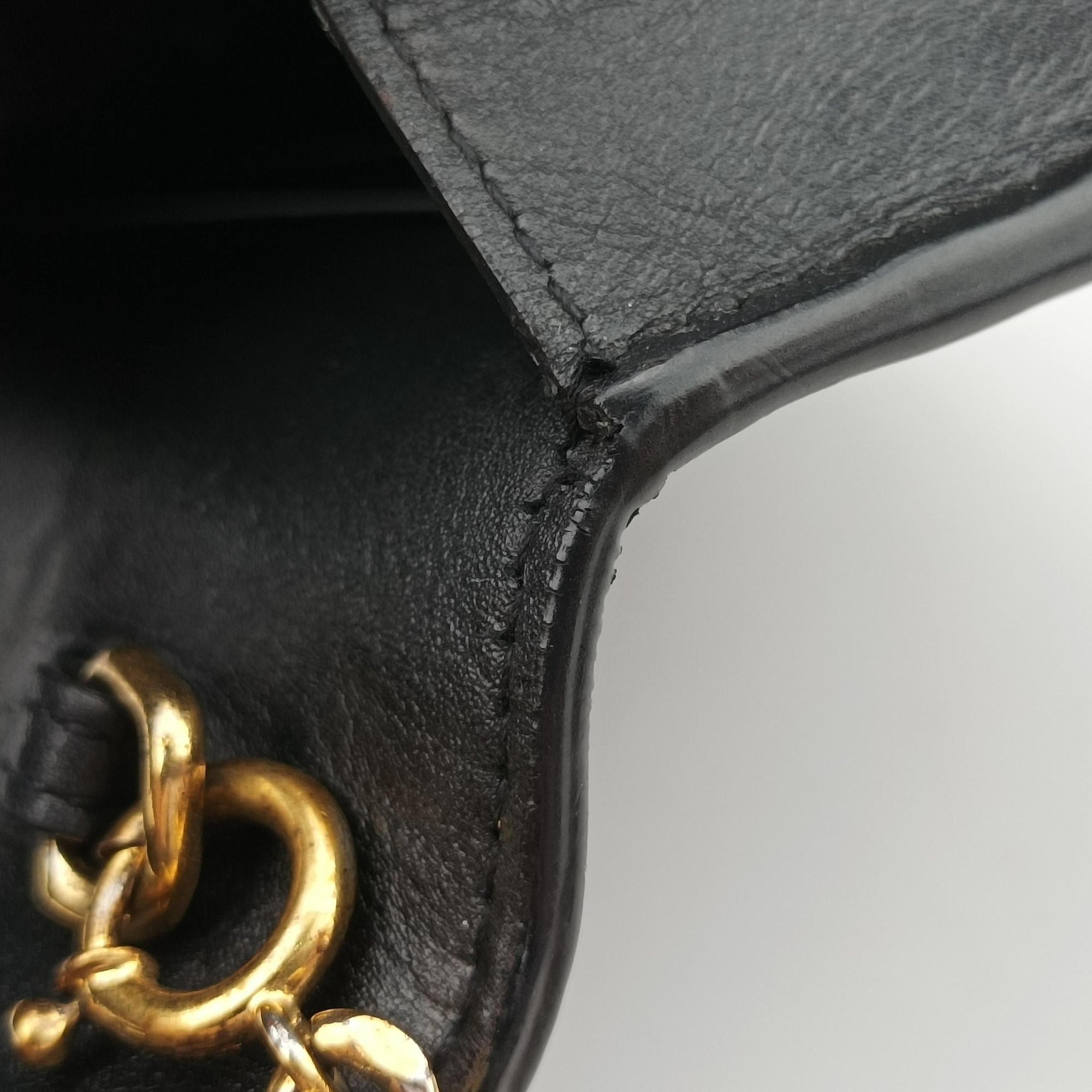 Pre-owned Yves Saint Laurent KATE Black Leather 452159 shoulderbag | stylenewstar