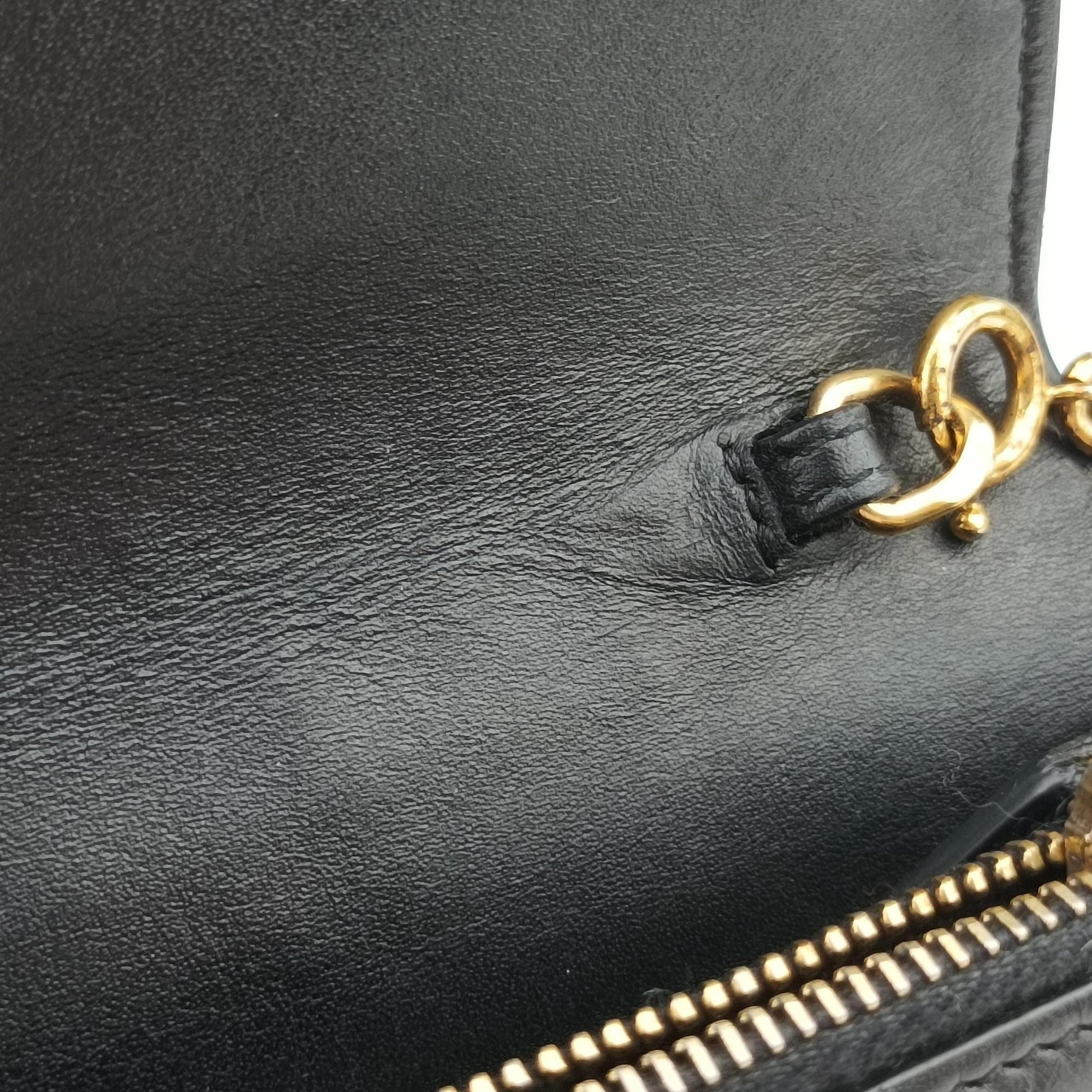 Pre-owned Yves Saint Laurent KATE Black Leather 452159 shoulderbag | stylenewstar