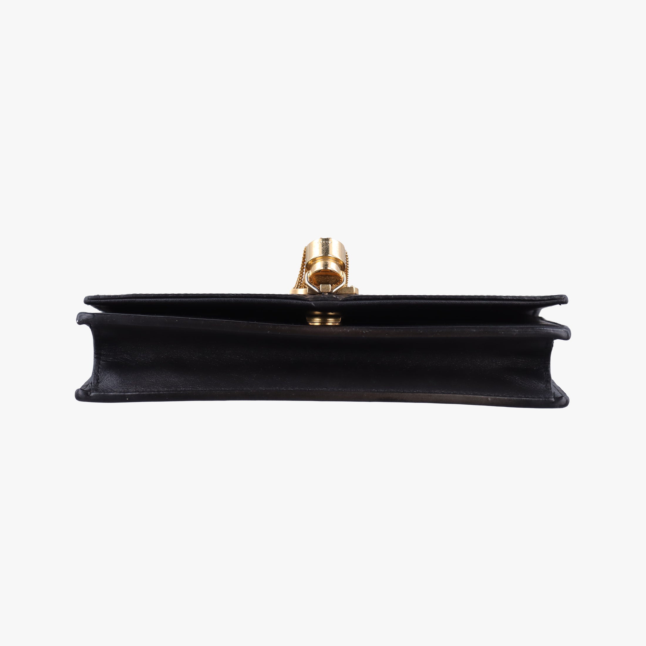 Pre-owned Yves Saint Laurent KATE Black Leather 452159 shoulderbag | stylenewstar
