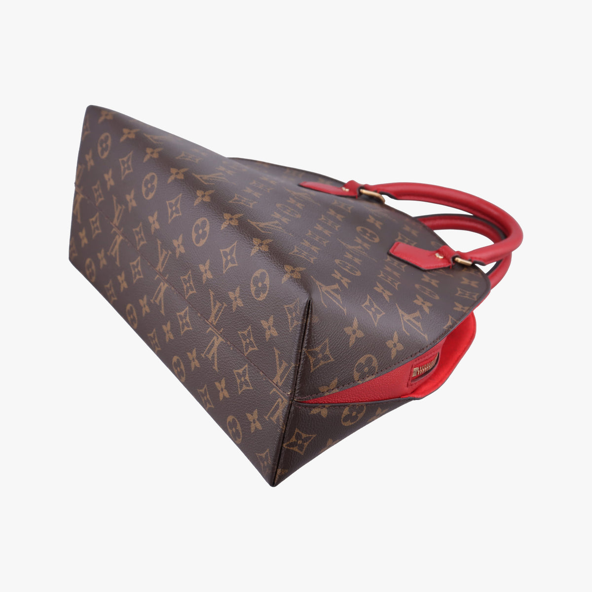 Secondhand Louis Vuitton Alma Bag Into Bag Brown×Rouge Monogram Canvas M41779 shoulderbag | stylenewstar
