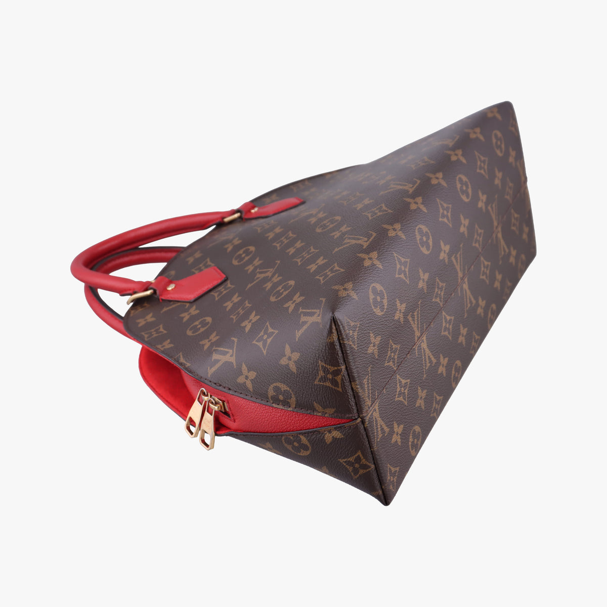 Secondhand Louis Vuitton Alma Bag Into Bag Brown×Rouge Monogram Canvas M41779 shoulderbag | stylenewstar