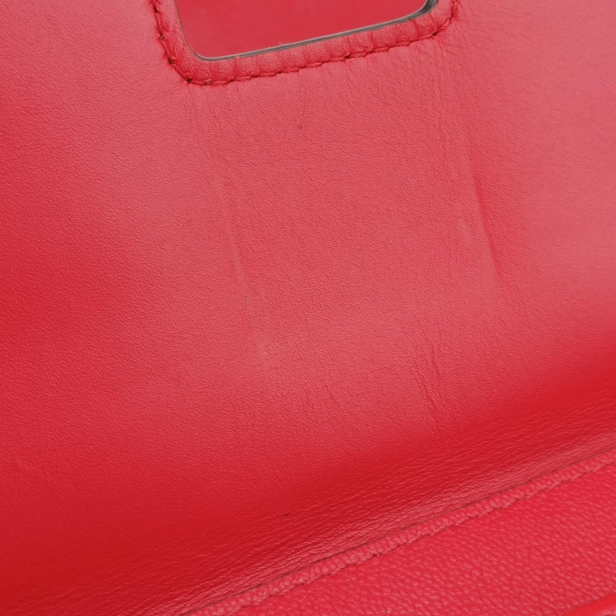 Pre-owned Louis Vuitton Very Chain Bag Ruby leather M44285 shoulderbag | stylenewstar
