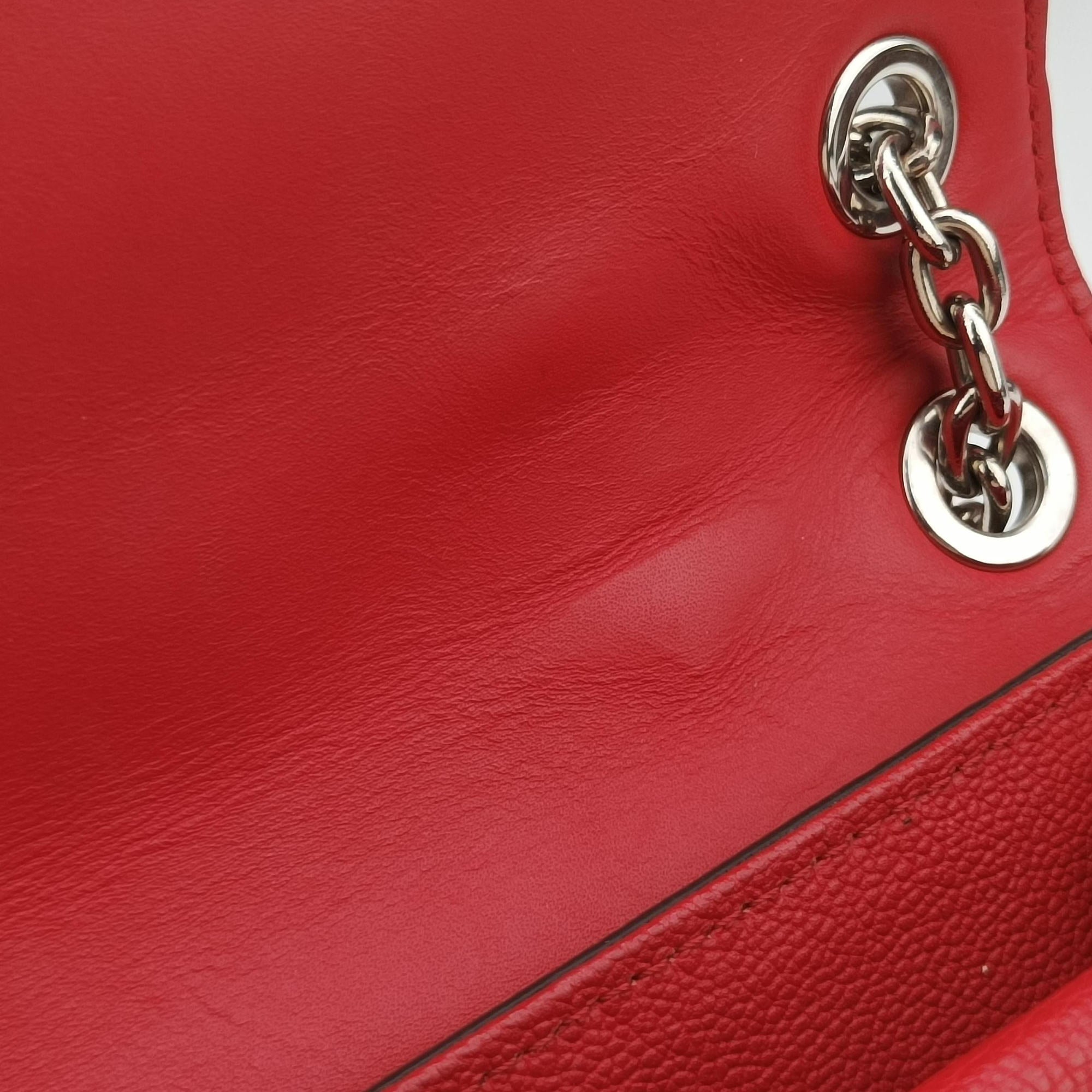 Pre-owned Louis Vuitton Very Chain Bag Ruby leather M44285 shoulderbag | stylenewstar