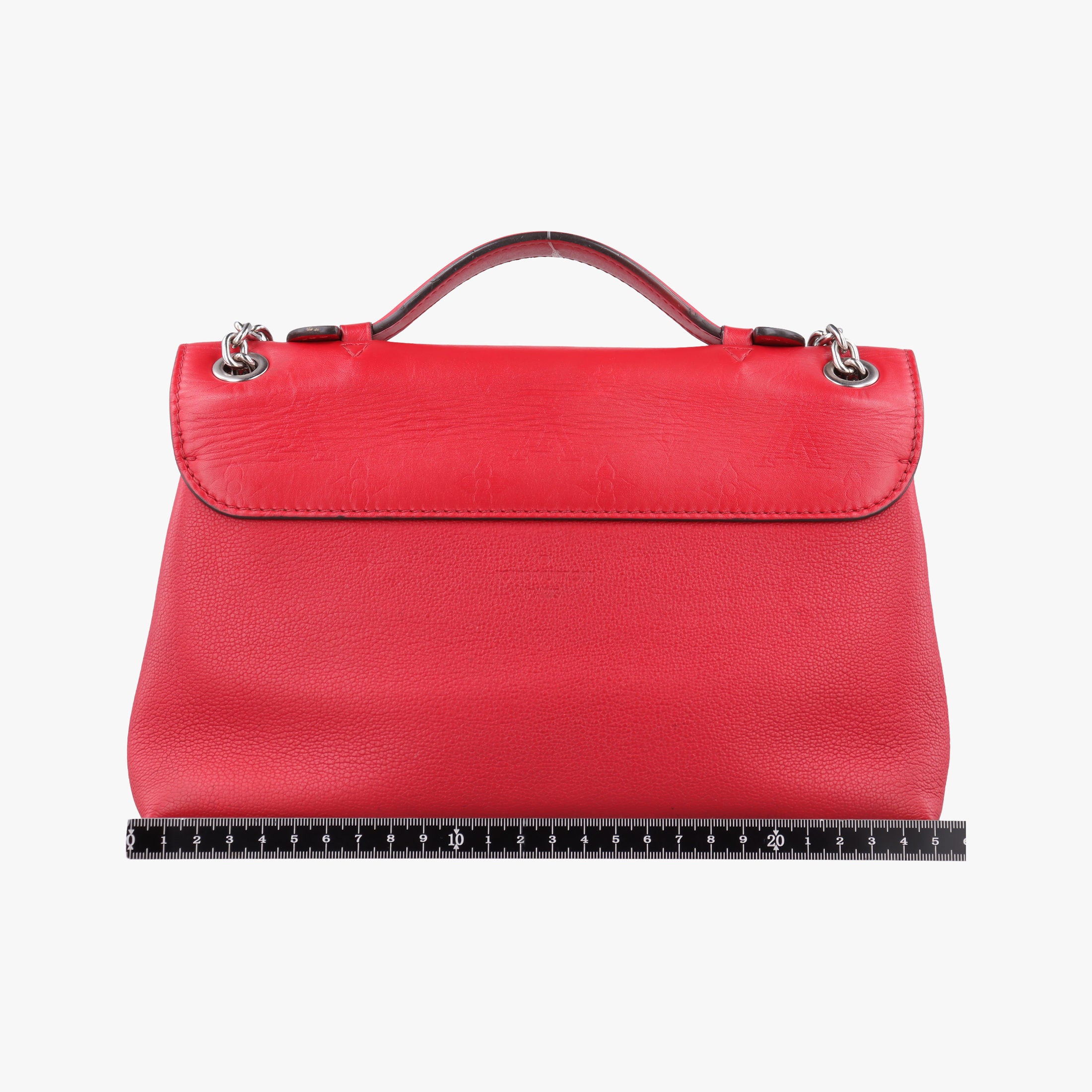 Pre-owned Louis Vuitton Very Chain Bag Ruby leather M44285 shoulderbag | stylenewstar