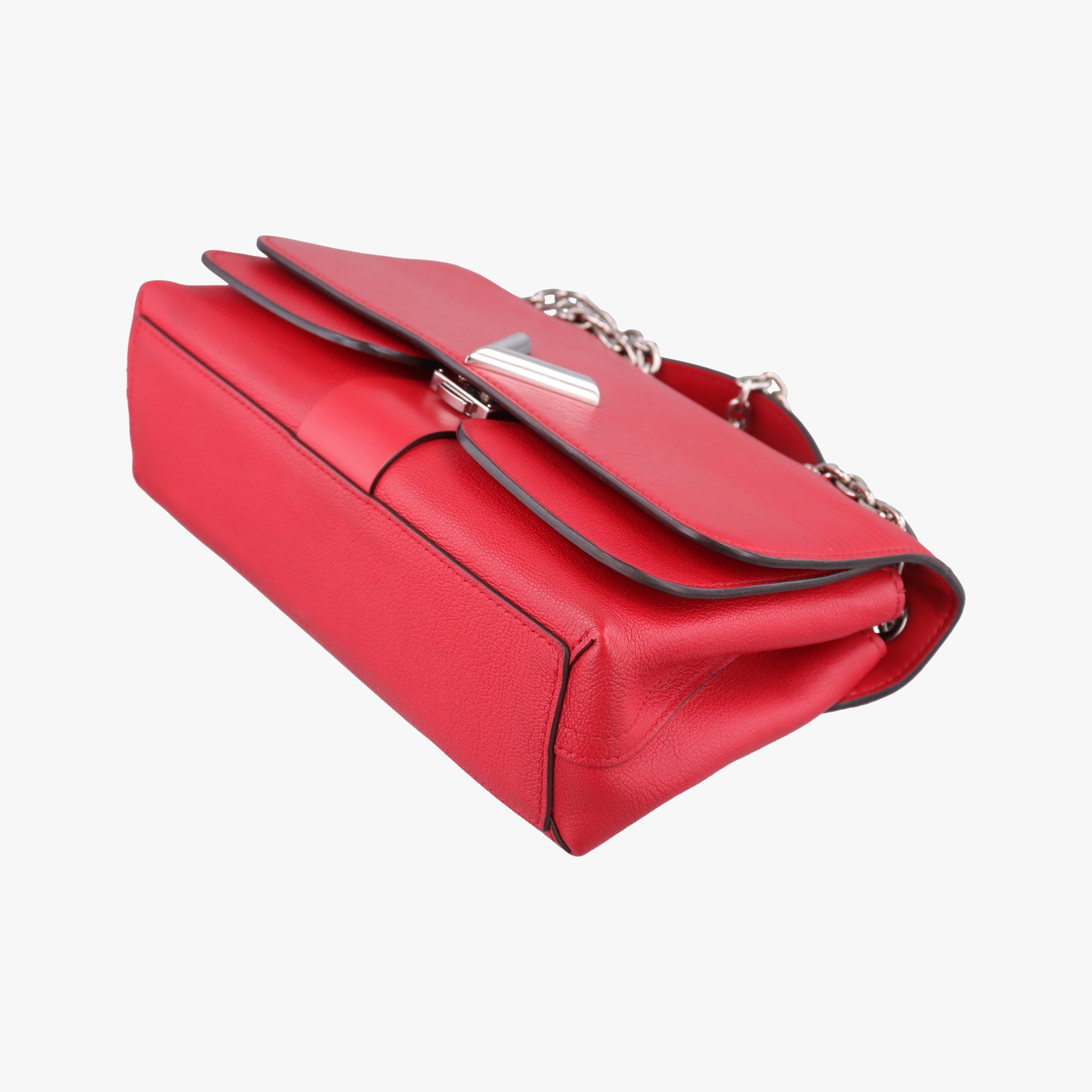 Pre-owned Louis Vuitton Very Chain Bag Ruby leather M44285 shoulderbag | stylenewstar