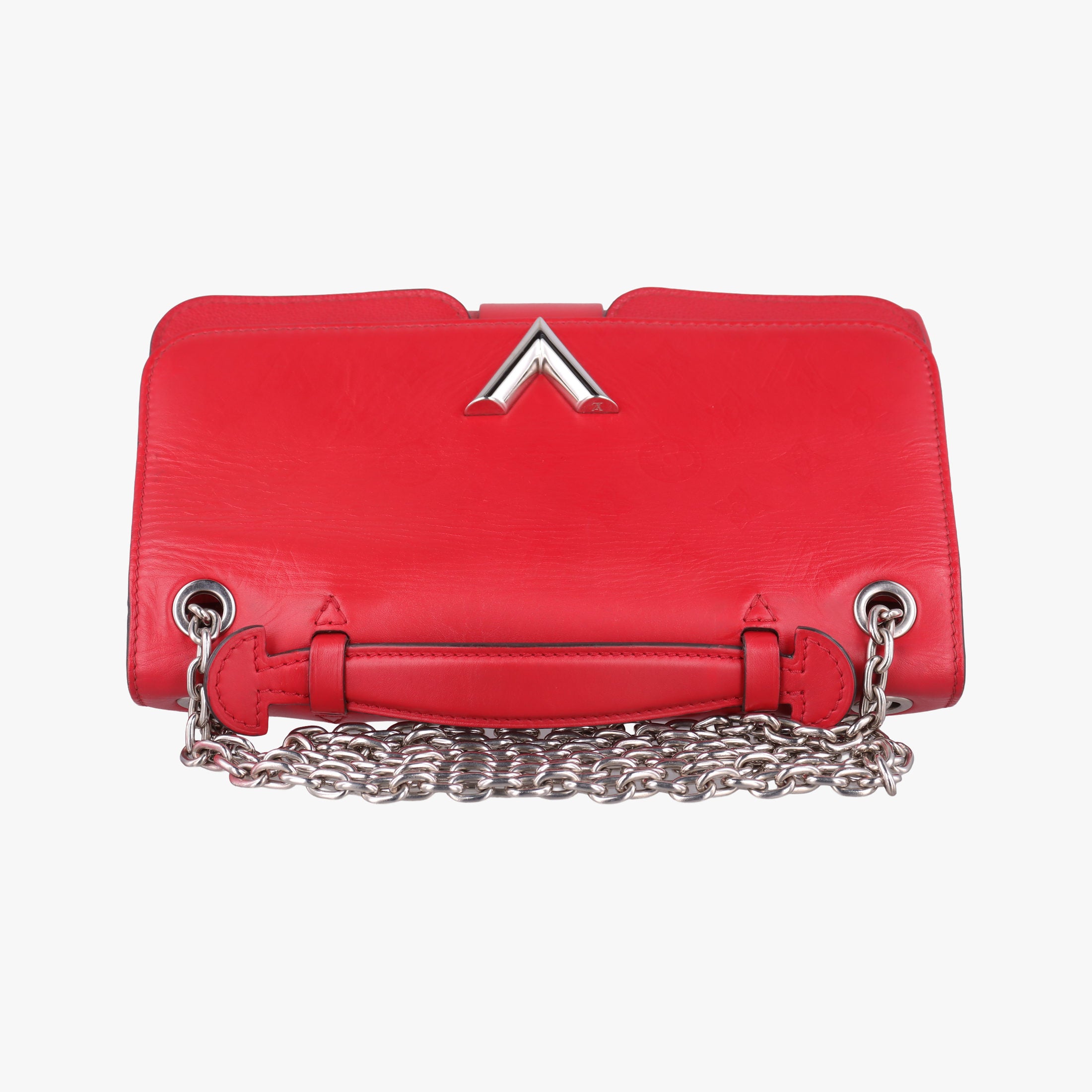 Pre-owned Louis Vuitton Very Chain Bag Ruby leather M44285 shoulderbag | stylenewstar