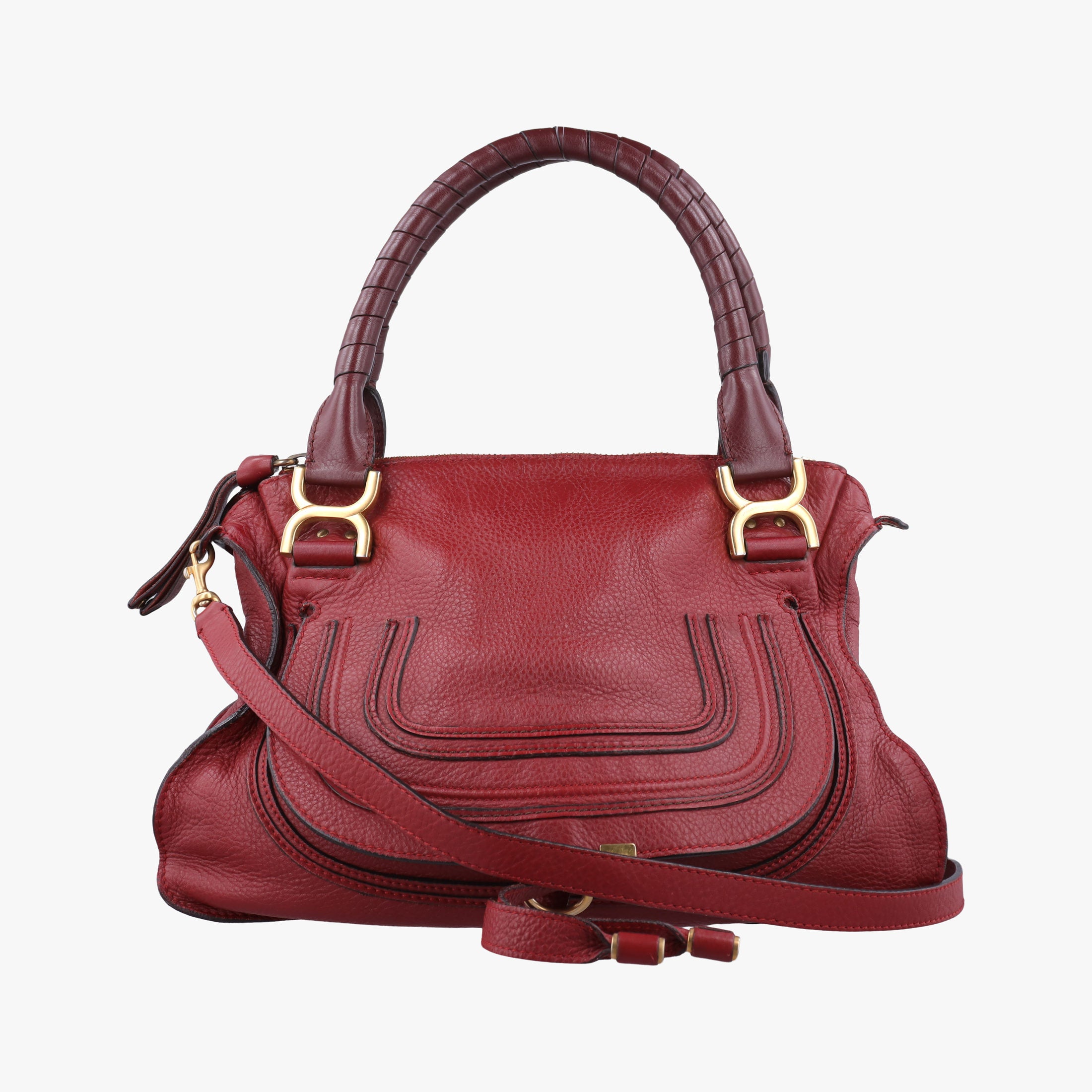 Vintage Chloe Mercy Red Leather  shoulderbag | stylenewstar