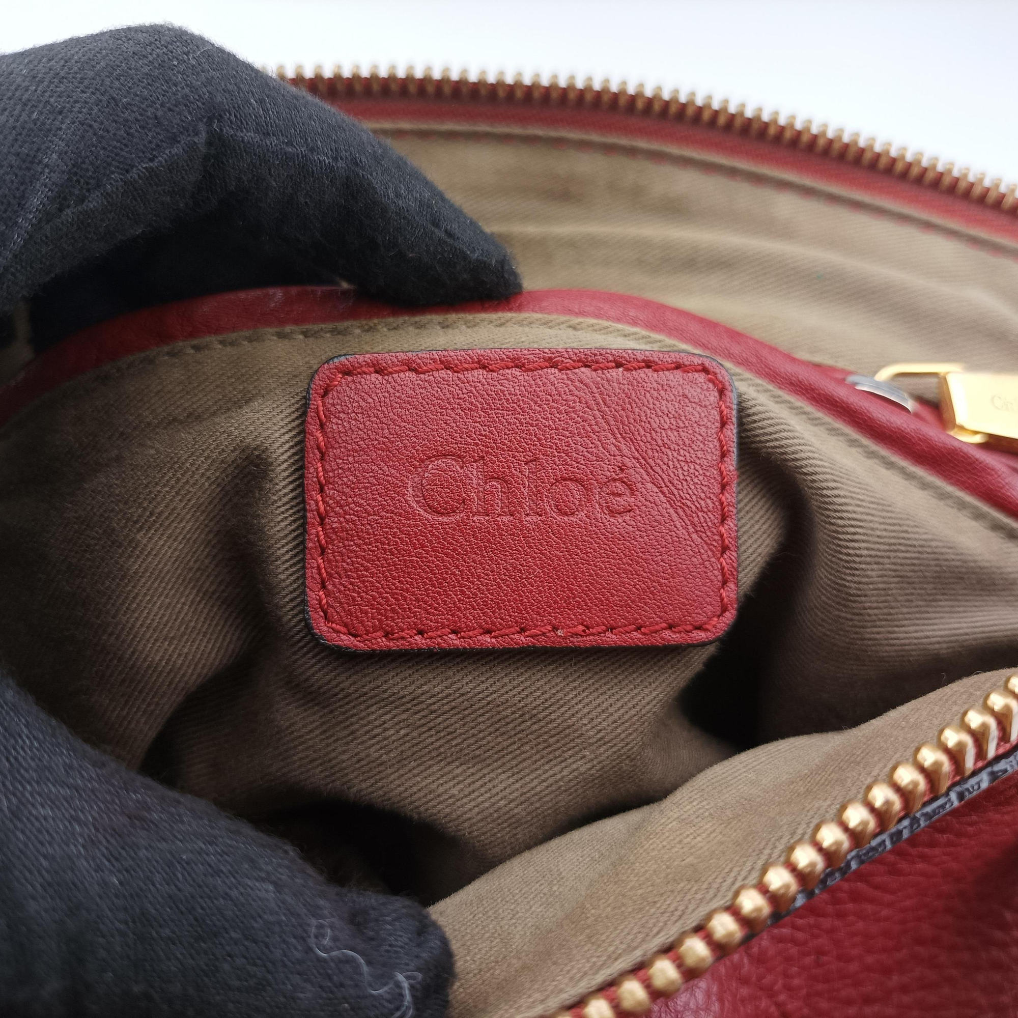 Vintage Chloe Mercy Red Leather  shoulderbag | stylenewstar
