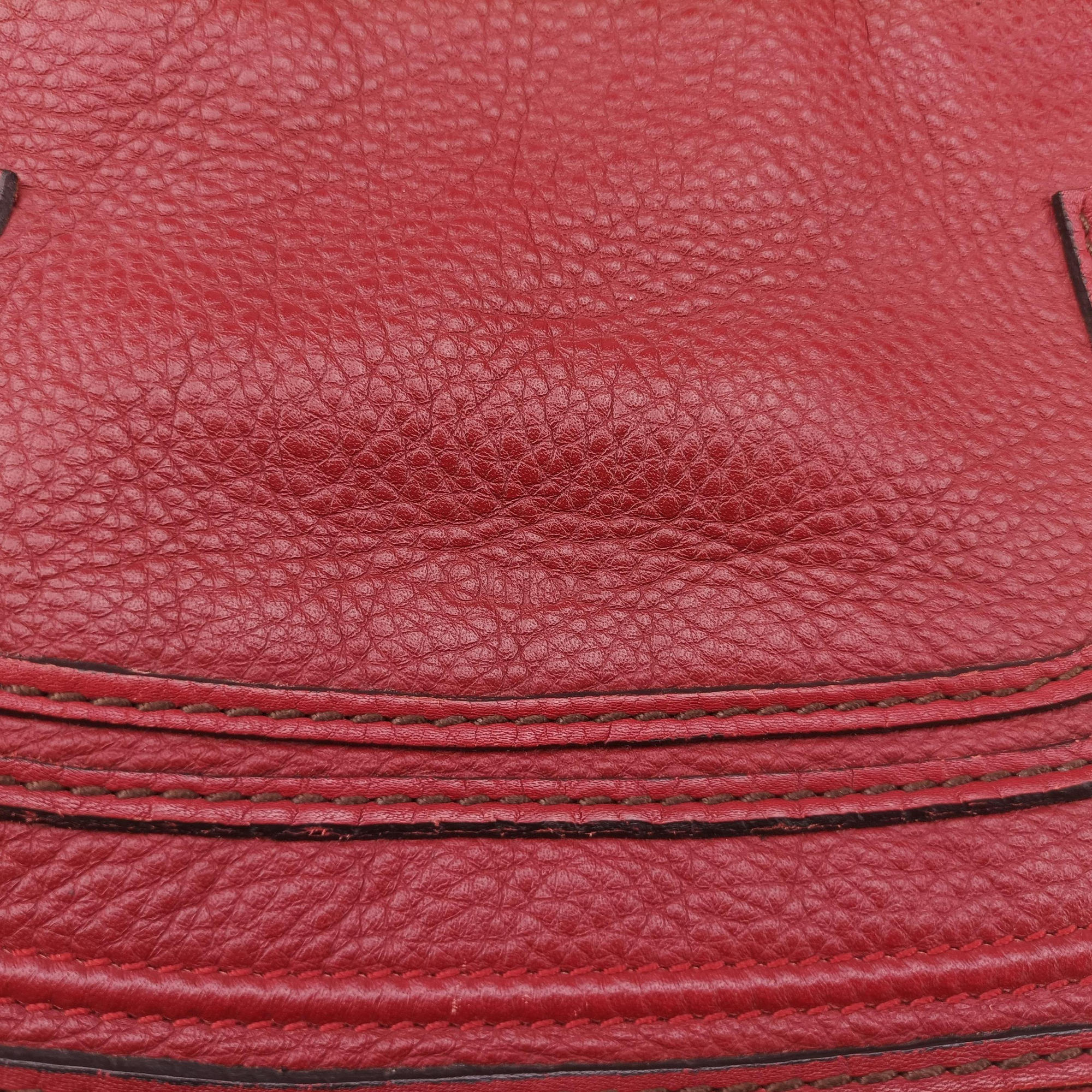 Vintage Chloe Mercy Red Leather  shoulderbag | stylenewstar
