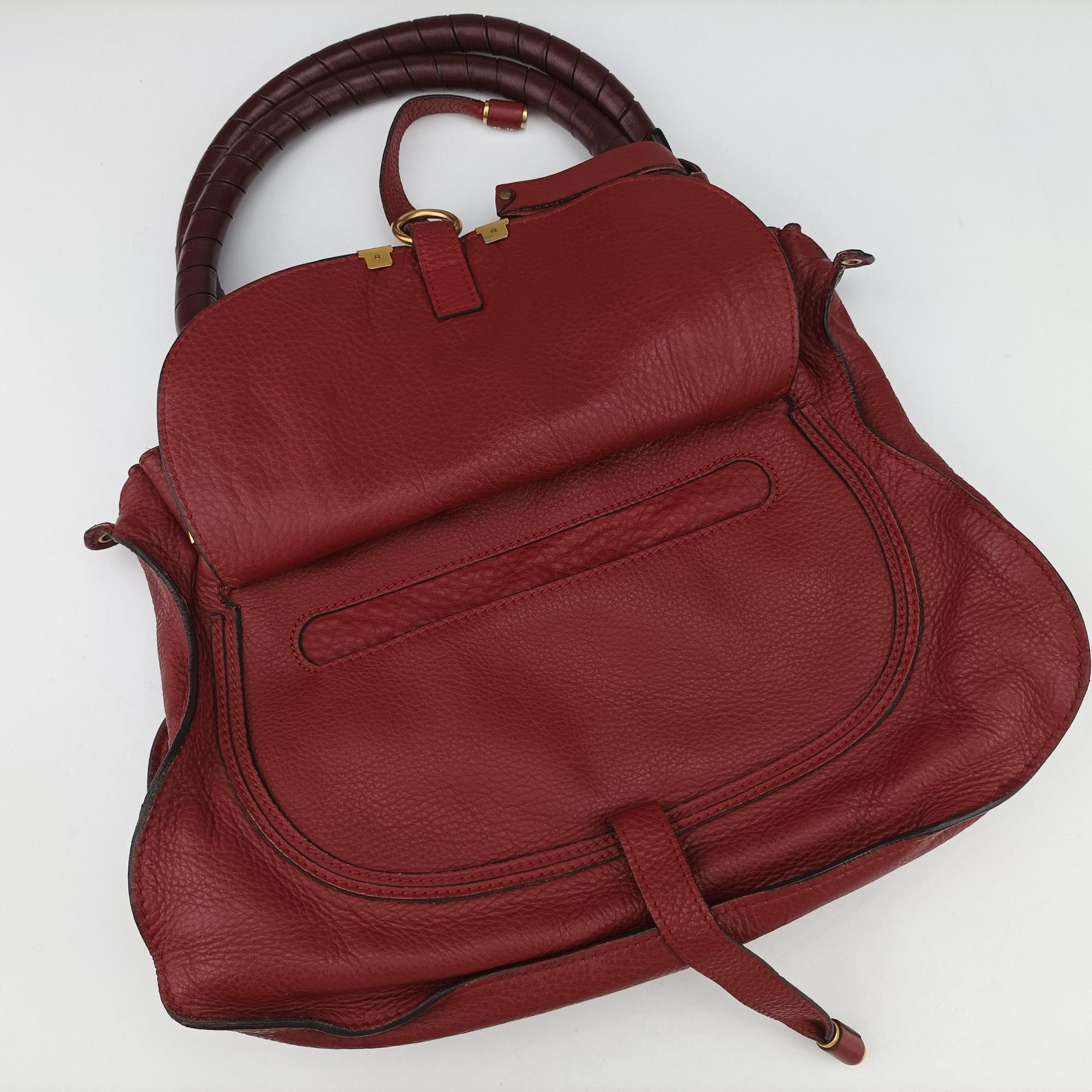 Vintage Chloe Mercy Red Leather  shoulderbag | stylenewstar