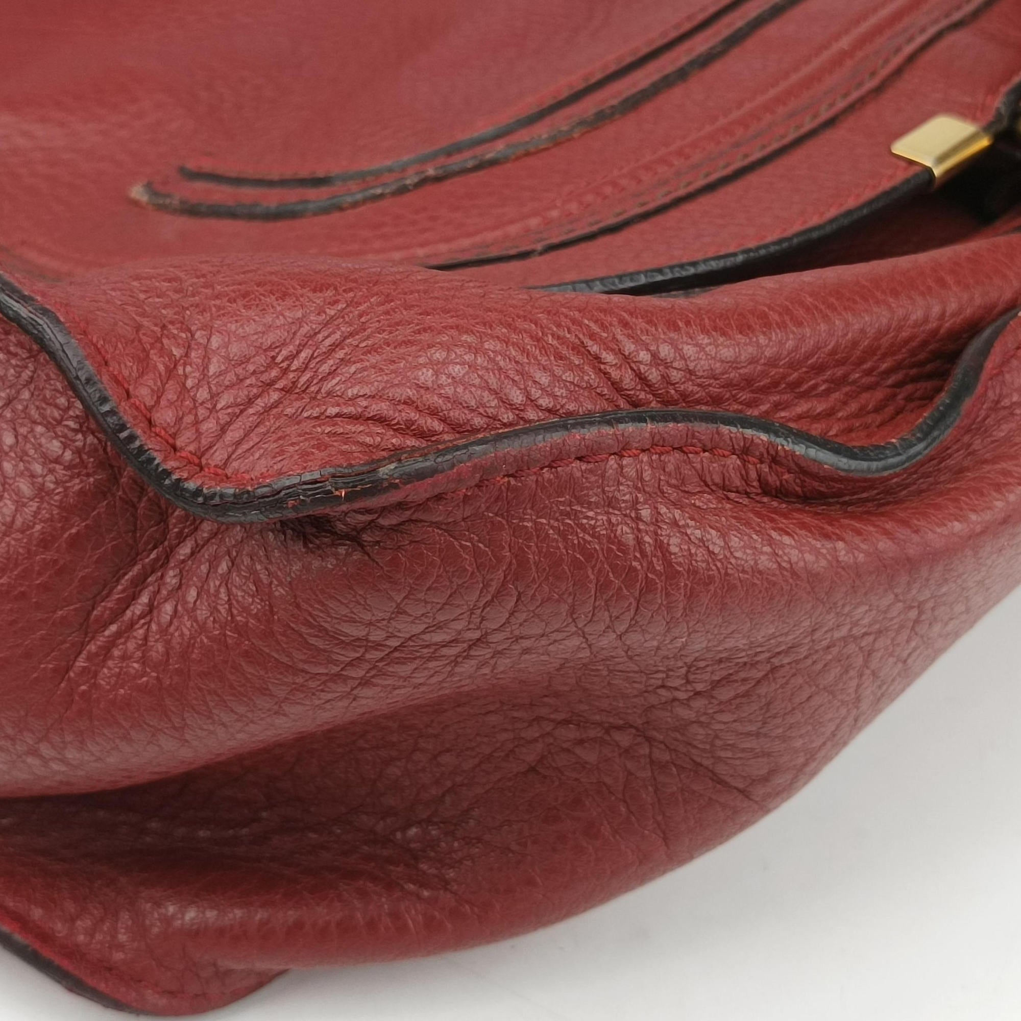 Vintage Chloe Mercy Red Leather  shoulderbag | stylenewstar