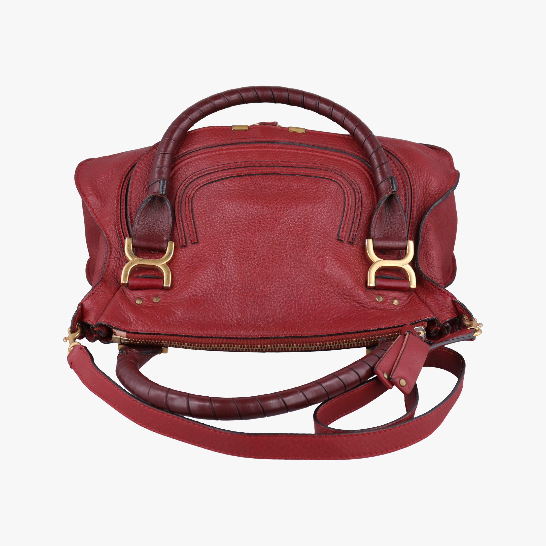 Vintage Chloe Mercy Red Leather  shoulderbag | stylenewstar