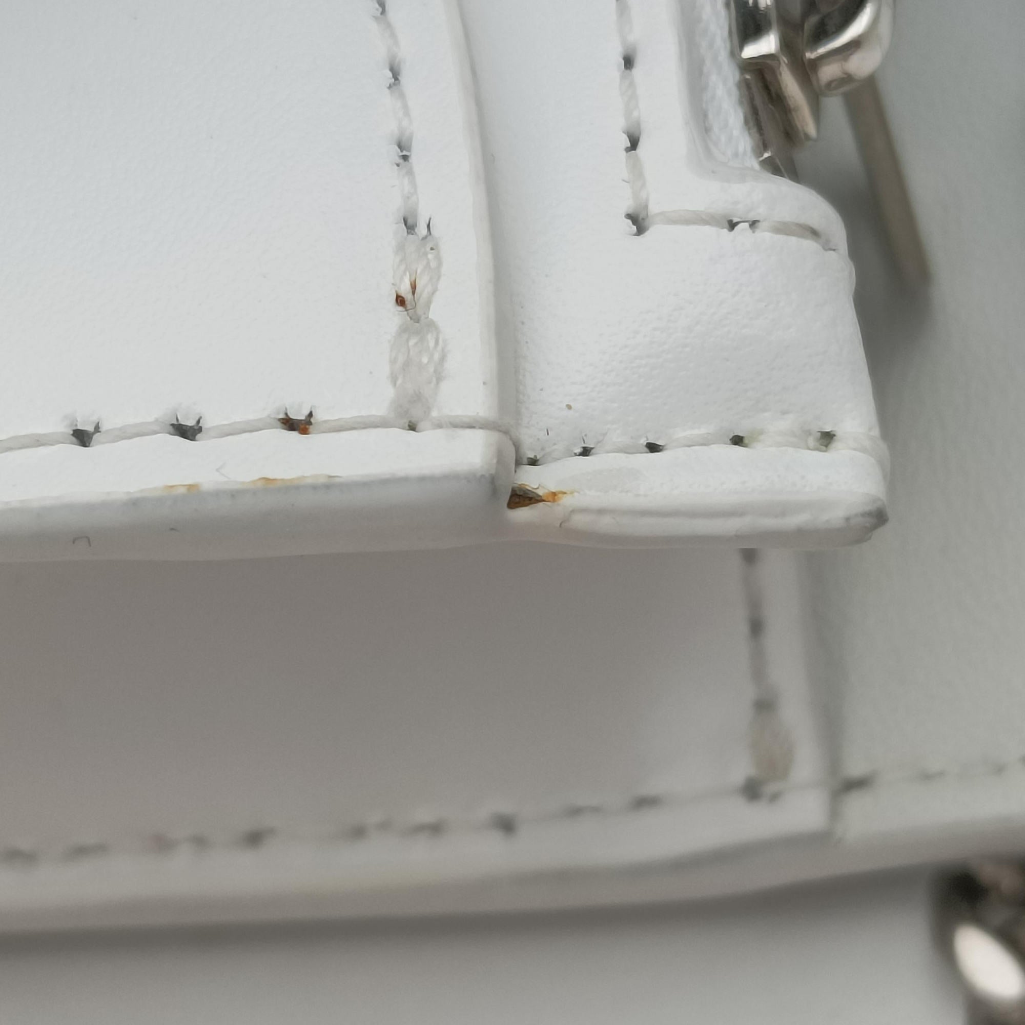 Vintage Balenciaga Hourglass adidas White x black Leather  shoulderbag | stylenewstar