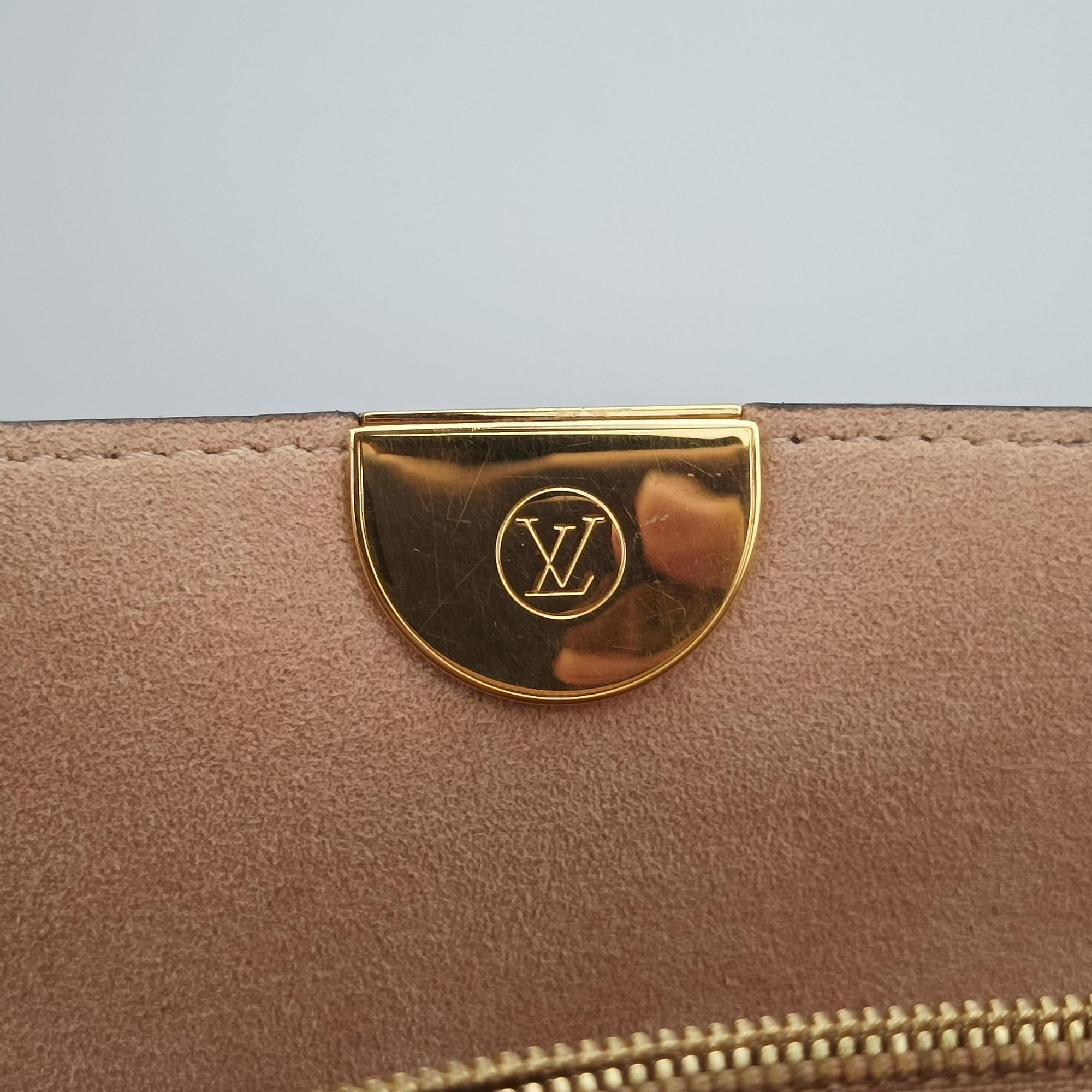 Secondhand Louis Vuitton FLANDRIN Brown×CERISE Monogram Canvas×calf leather M41596 handbag | stylenewstar