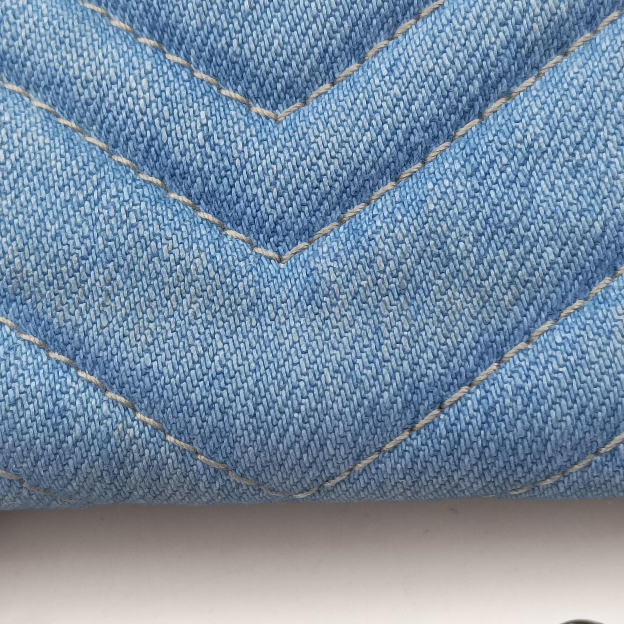 Secondhand Gucci GG Marmont Blue Denim 446744 shoulderbag | stylenewstar
