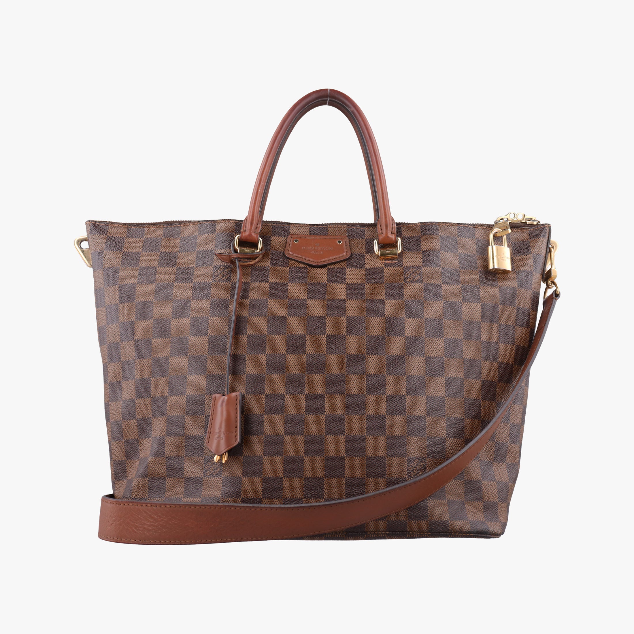 Pre-owned Louis Vuitton BELMONT EBENE Damier Canvas N63169 shoulderbag | stylenewstar