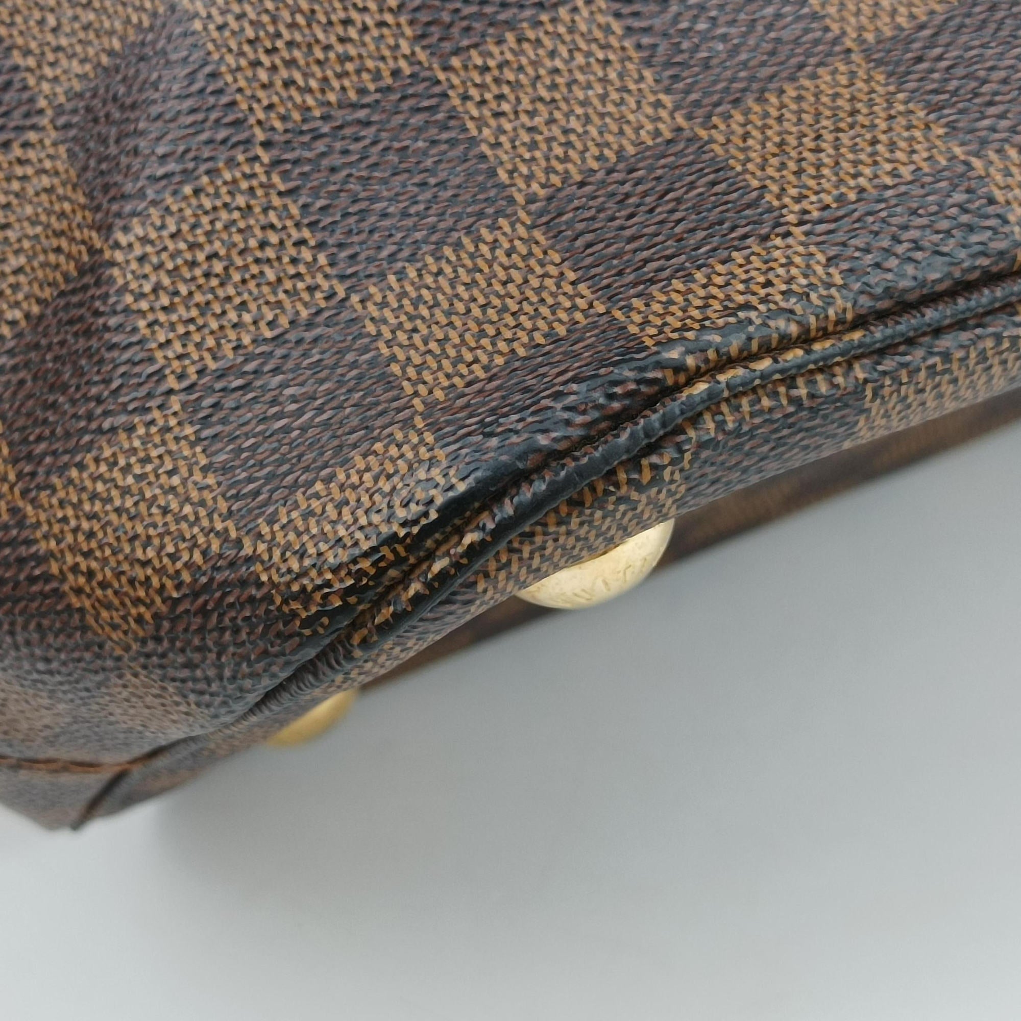 Pre-owned Louis Vuitton BELMONT EBENE Damier Canvas N63169 shoulderbag | stylenewstar
